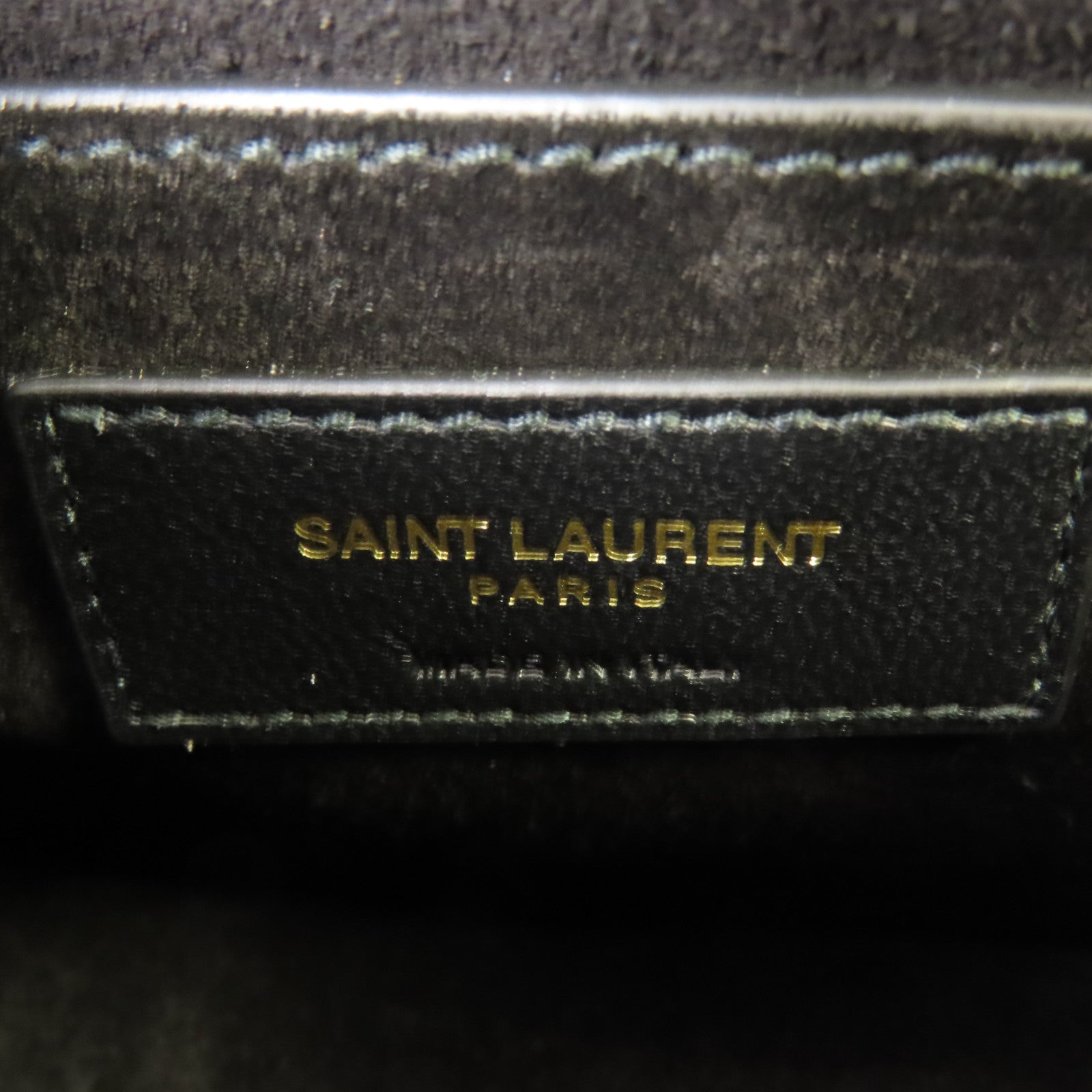 SAINT LAURENT 【激減優惠】牛皮皮革Sunset Medium金扣鏈帶肩背袋
