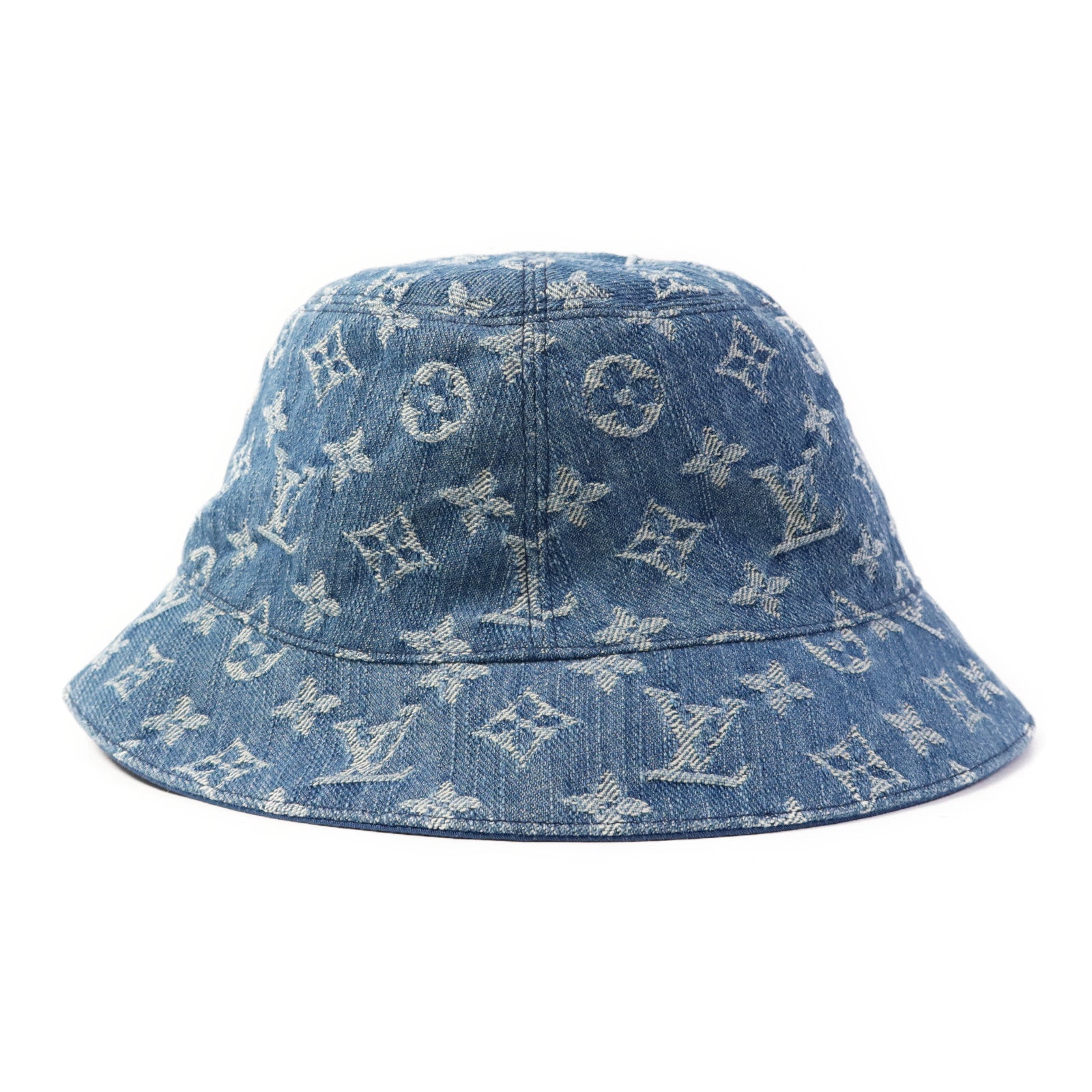 LOUIS VUITTON Monogram Denim Bucket Hat帽子