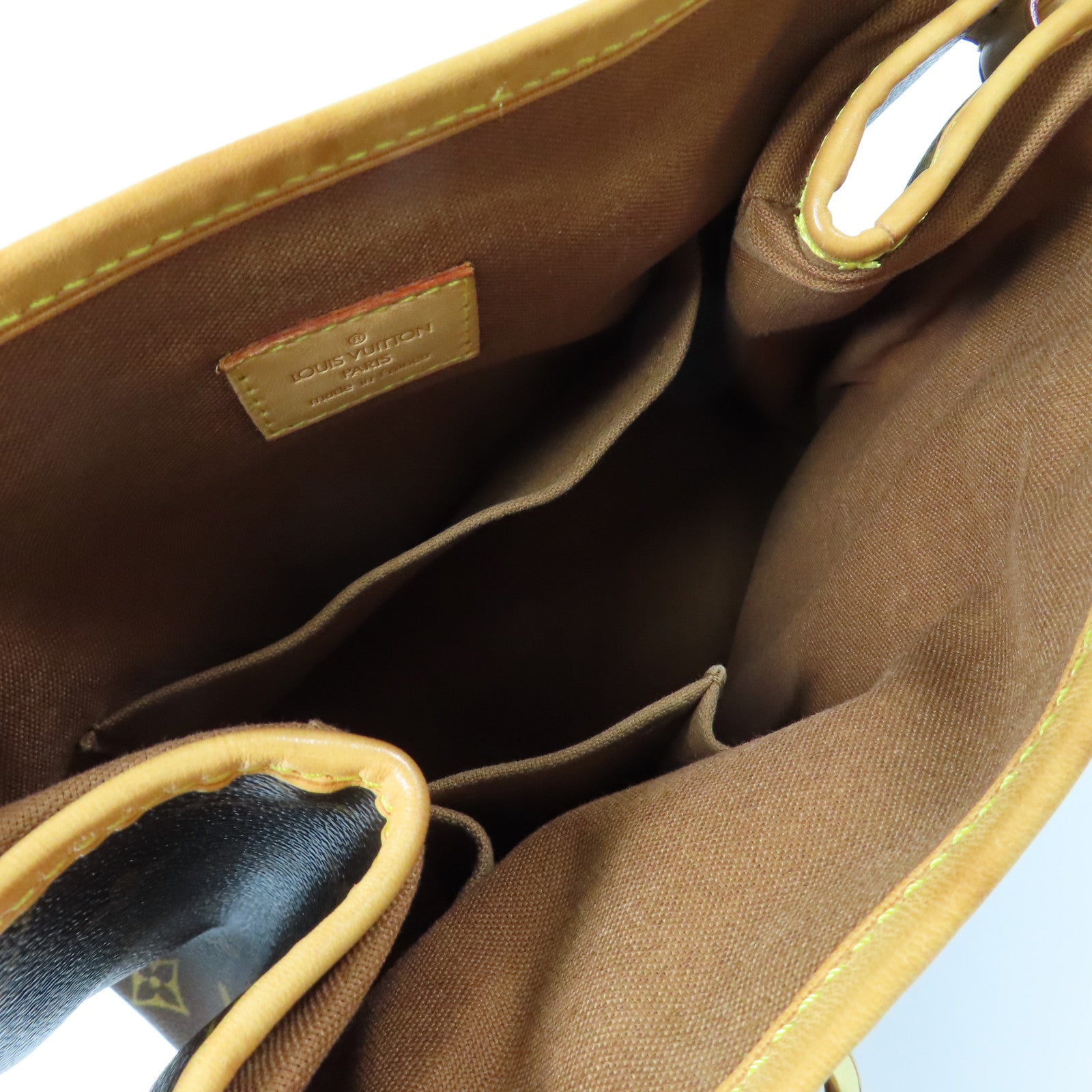 LOUIS VUITTON Monogram Batignolles金扣手挽袋