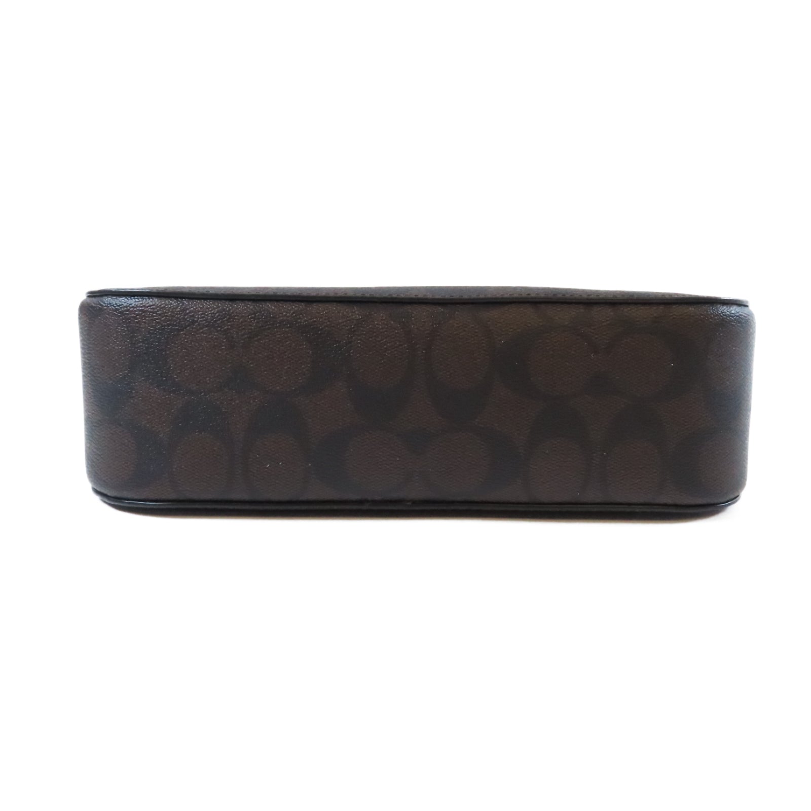 COACH 【激減優惠】羊皮皮革Shoulder Bag金扣手挽肩背兩用袋黑色/啡色