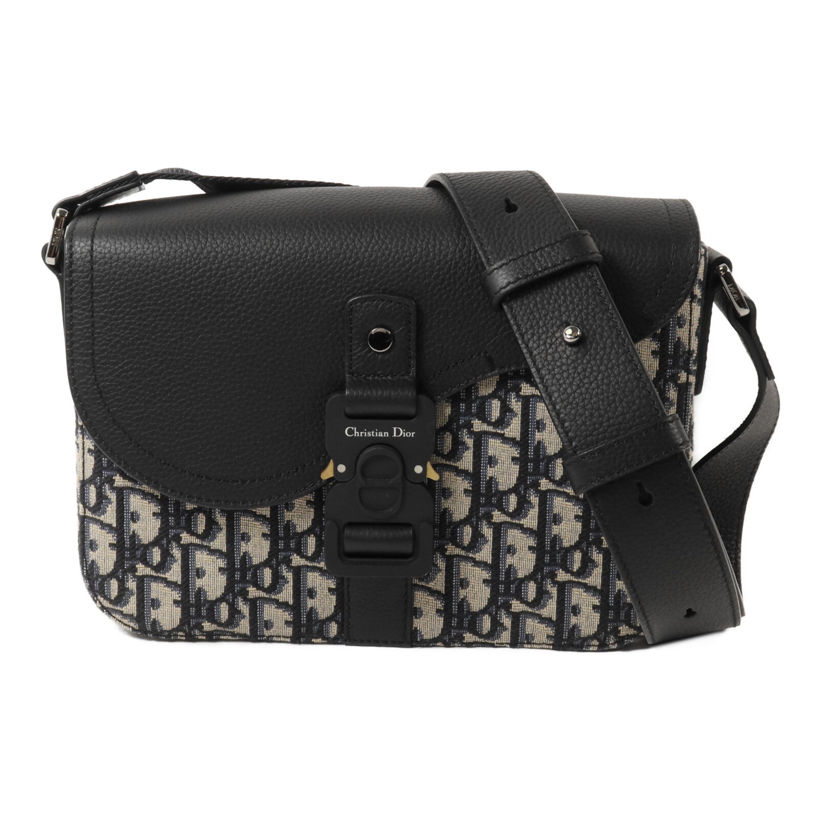 Dior 牛皮皮革/帆布Saddle Messenger Bag肩背袋