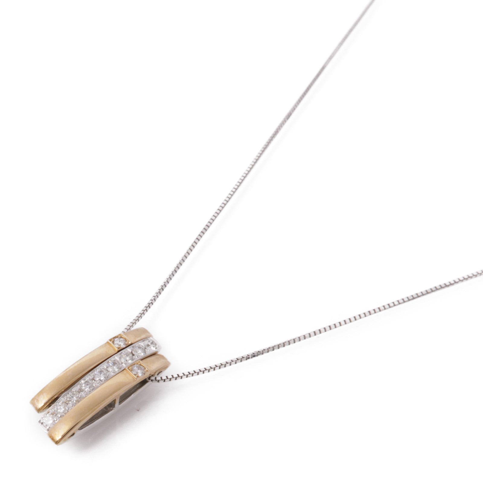 JEWELRY 18K白金/玫瑰金Diamond Necklace鑽石項鍊