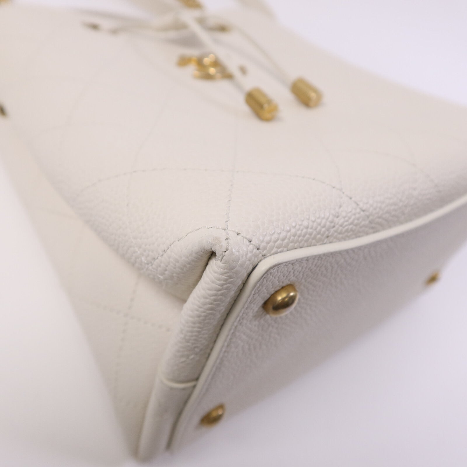 CHANEL 牛皮皮革Chain Shoulder Bag金扣鏈帶肩背袋