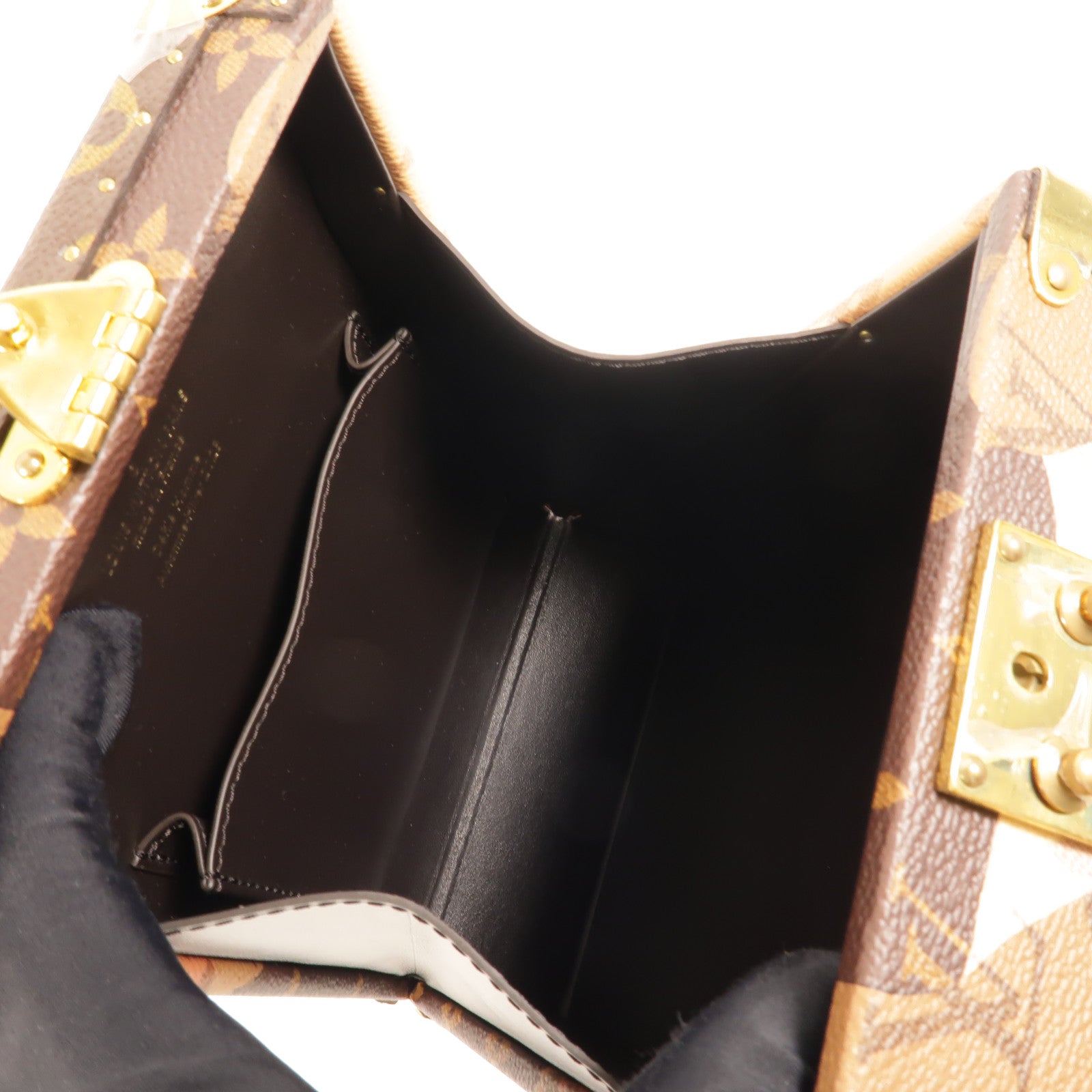 LOUIS VUITTON Monogram Vertical Clutch Box肩背袋