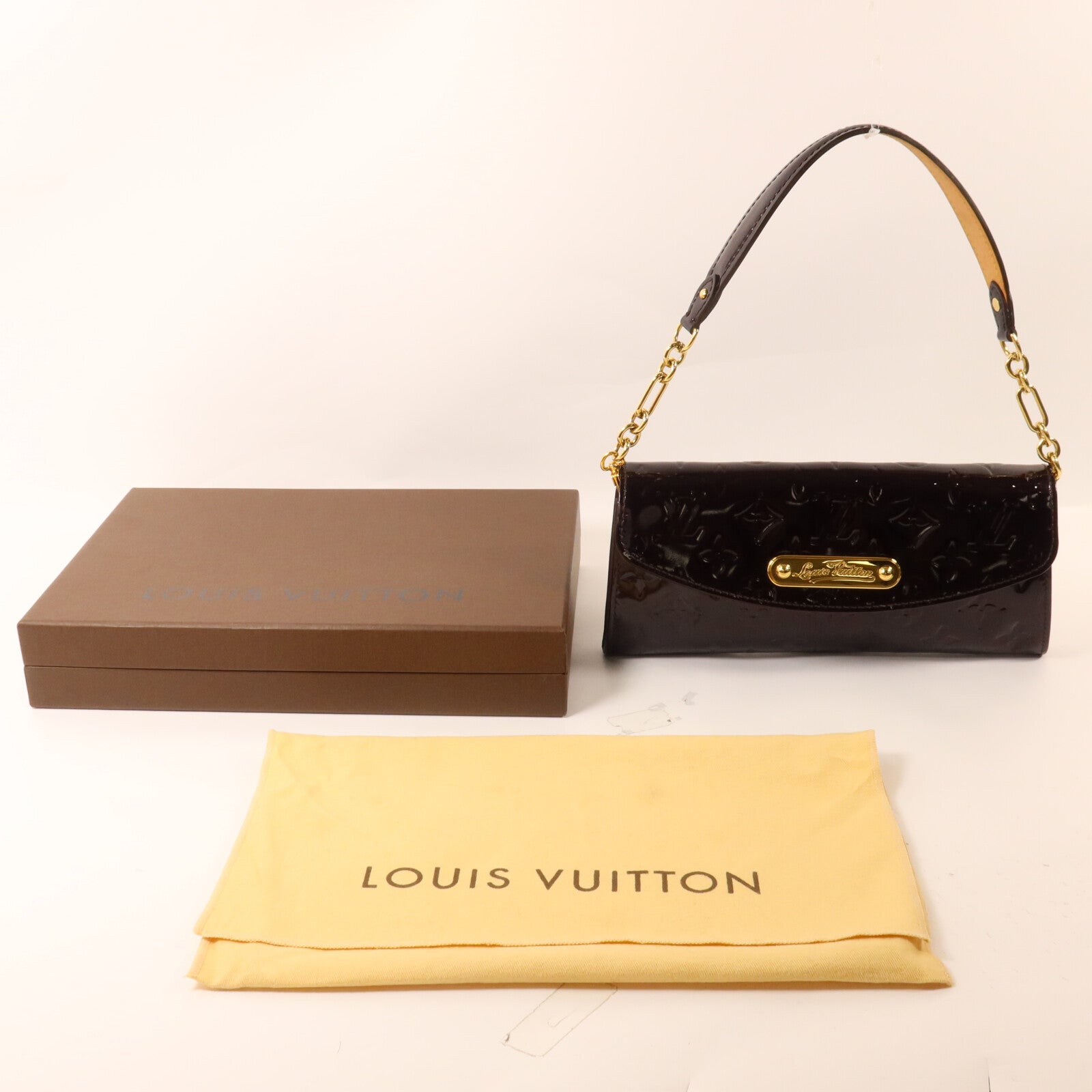 LOUIS VUITTON Monogram Vernis Sunset Boulevard手挽袋