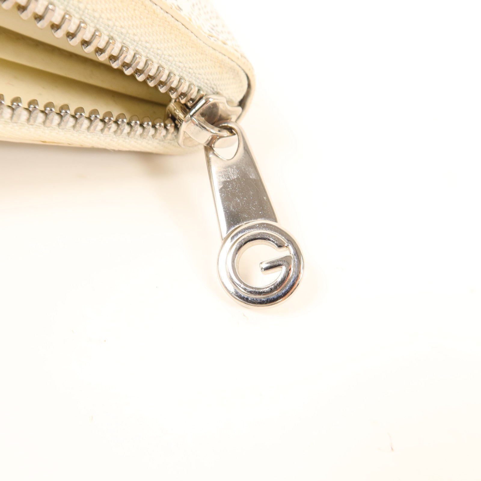 GOYARD 【激減優惠】塗層帆布/牛皮皮革Matignon GM Wallet銀扣拉長鏈錢包