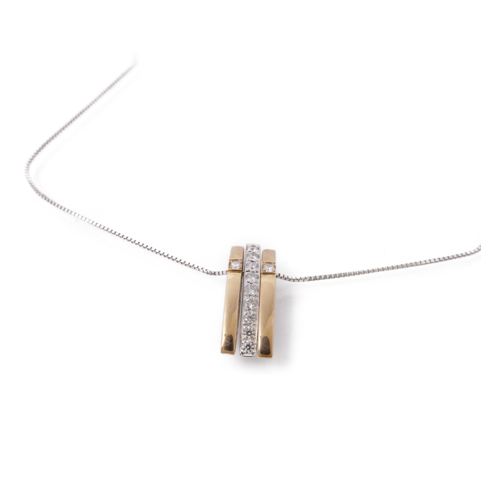 JEWELRY 18K白金/玫瑰金Diamond Necklace鑽石項鍊