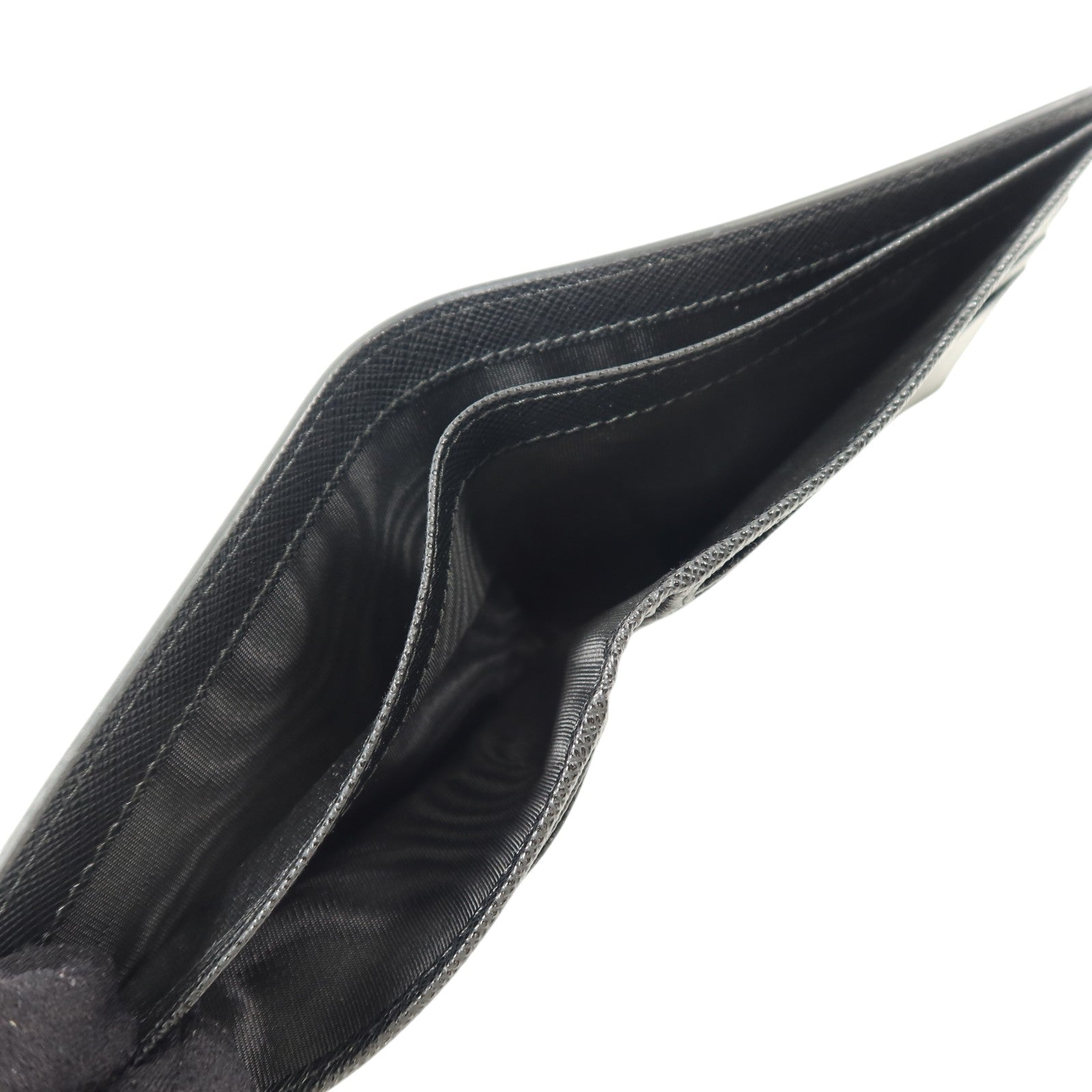 PRADA Saffiano皮革Fold Wallet錢包