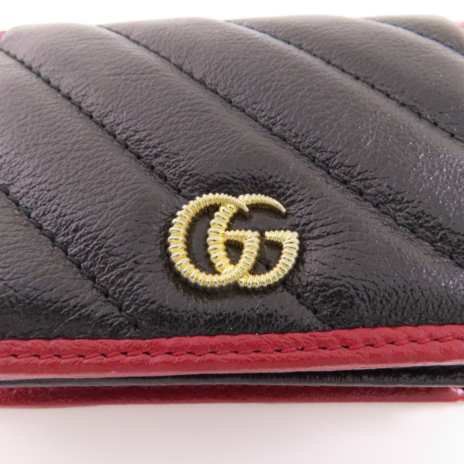 GUCCI 牛皮皮革Wallet金扣錢包