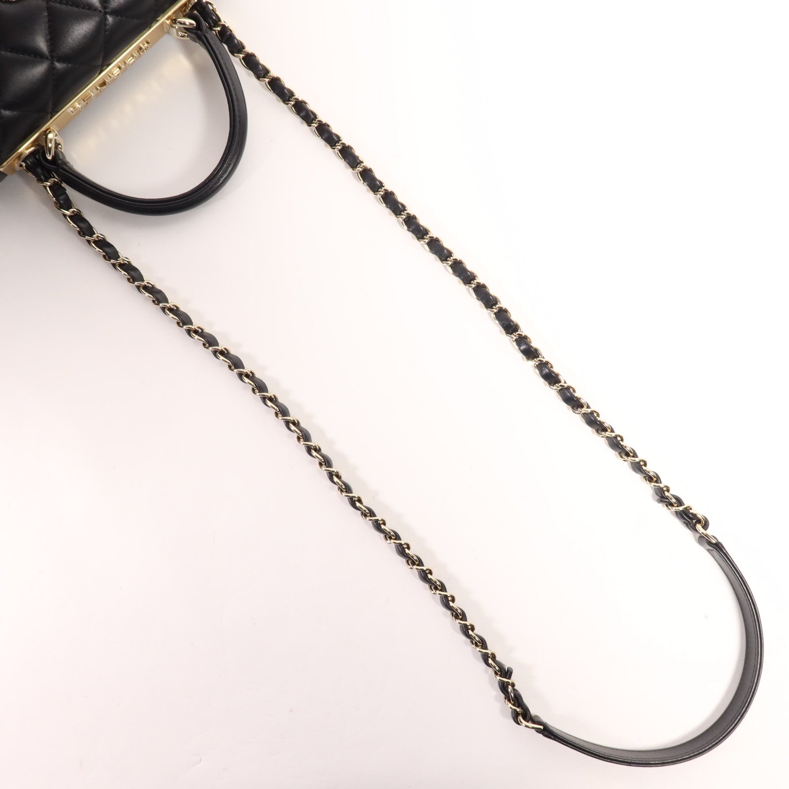 CHANEL 【激減優惠】羊皮皮革Trendy CC金扣手挽肩背兩用袋