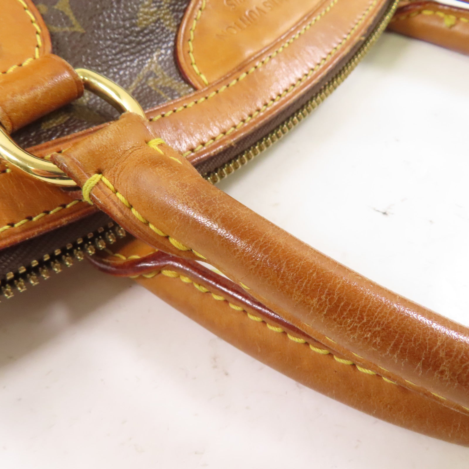LOUIS VUITTON Monogram Tivoli PM金扣手挽袋啡色