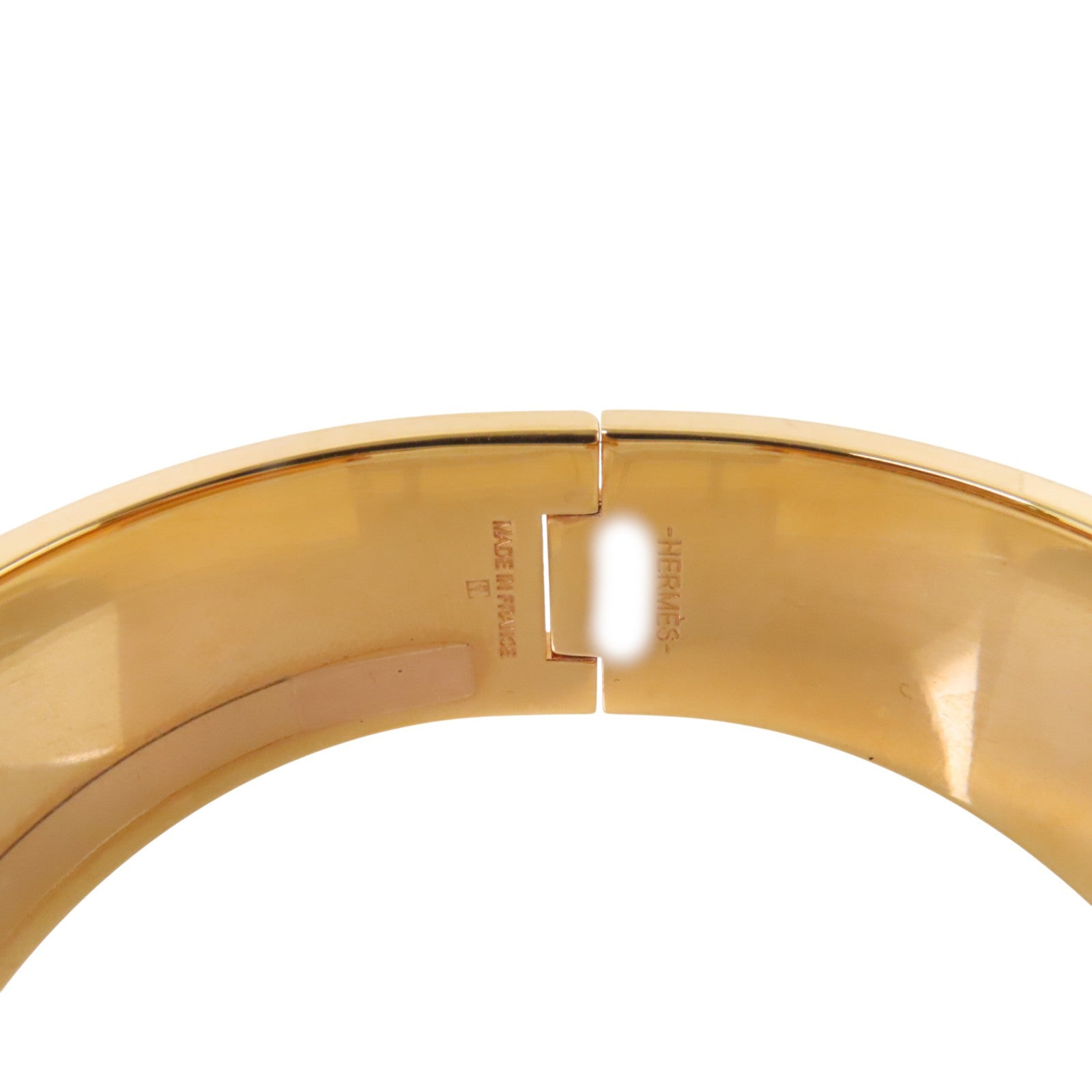 HERMES 金屬/琺瑯Clic Clac H Bracelet金扣手鐲