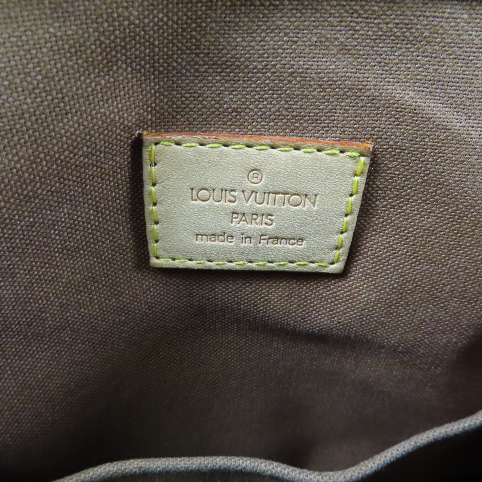LOUIS VUITTON Monogram Batignolles金扣手挽袋