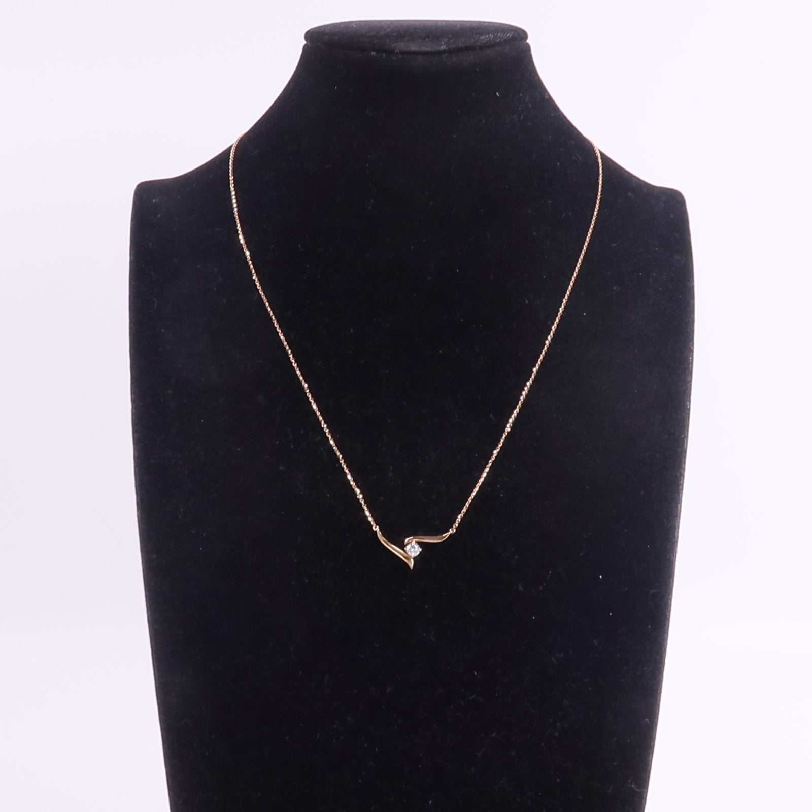 JEWELRY 18K玫瑰金Diamond Necklace鑽石項鍊