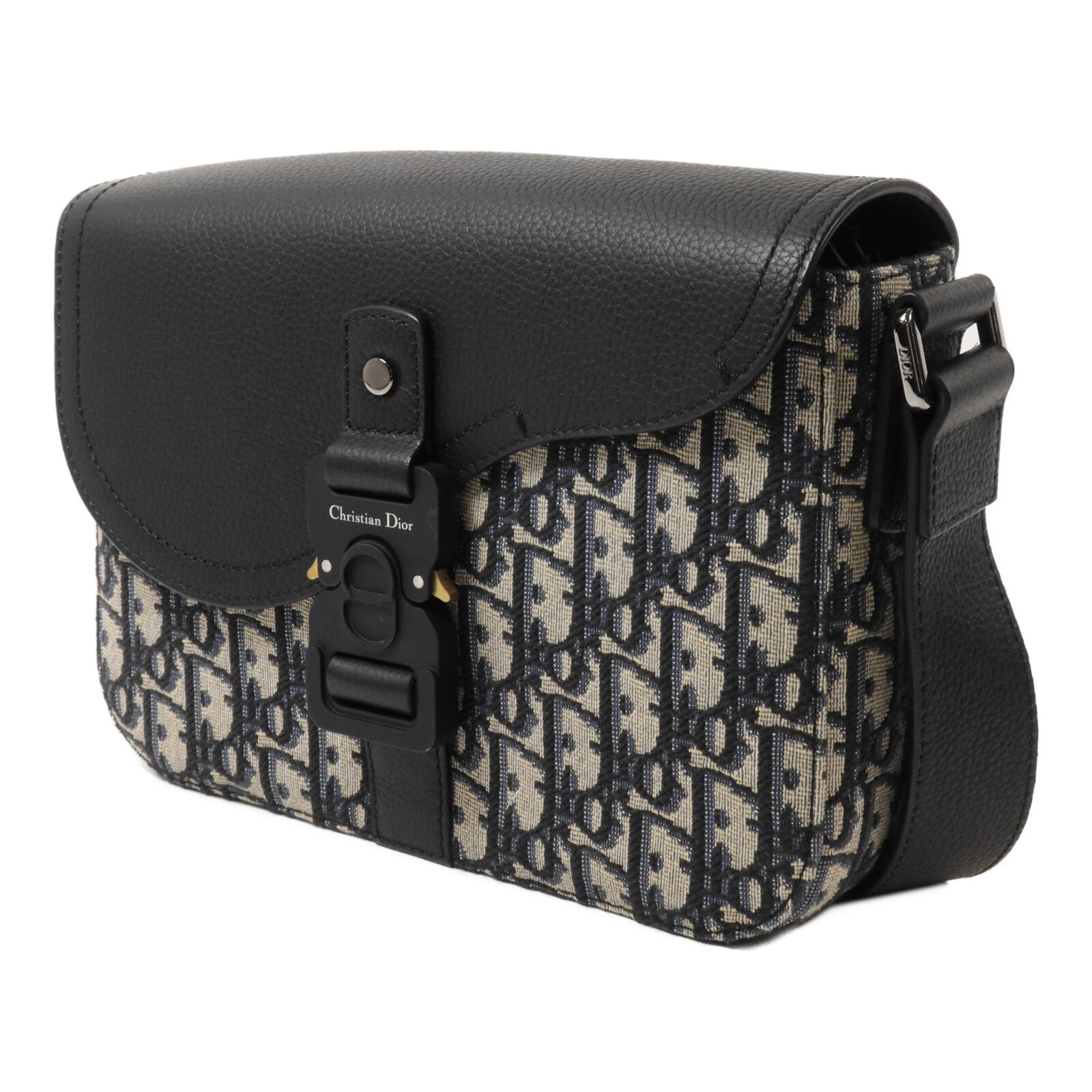 Dior 牛皮皮革/帆布Saddle Messenger Bag肩背袋
