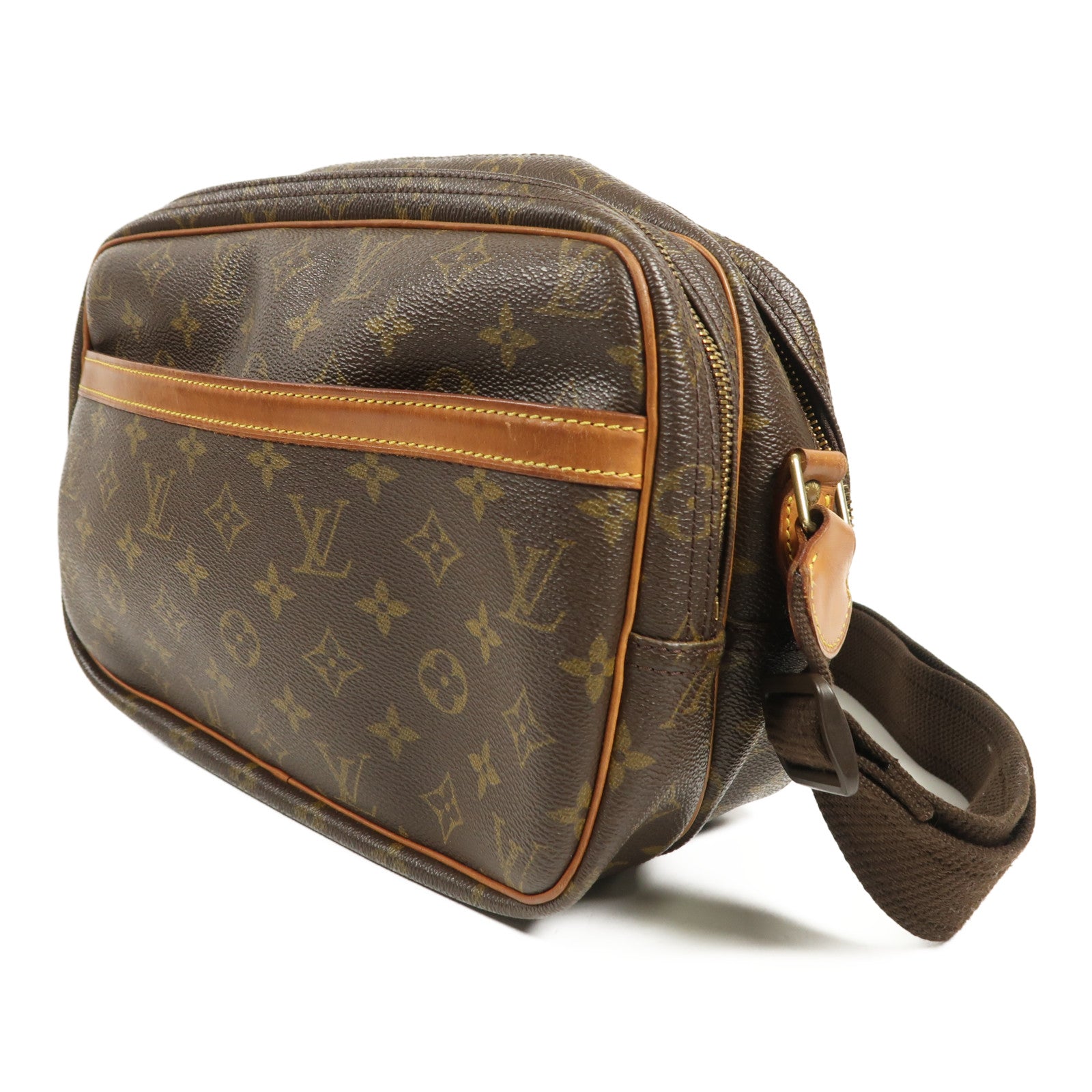 LOUIS VUITTON LV GHW Reporter PM Shoulder Bag M45254 Monogram Brown