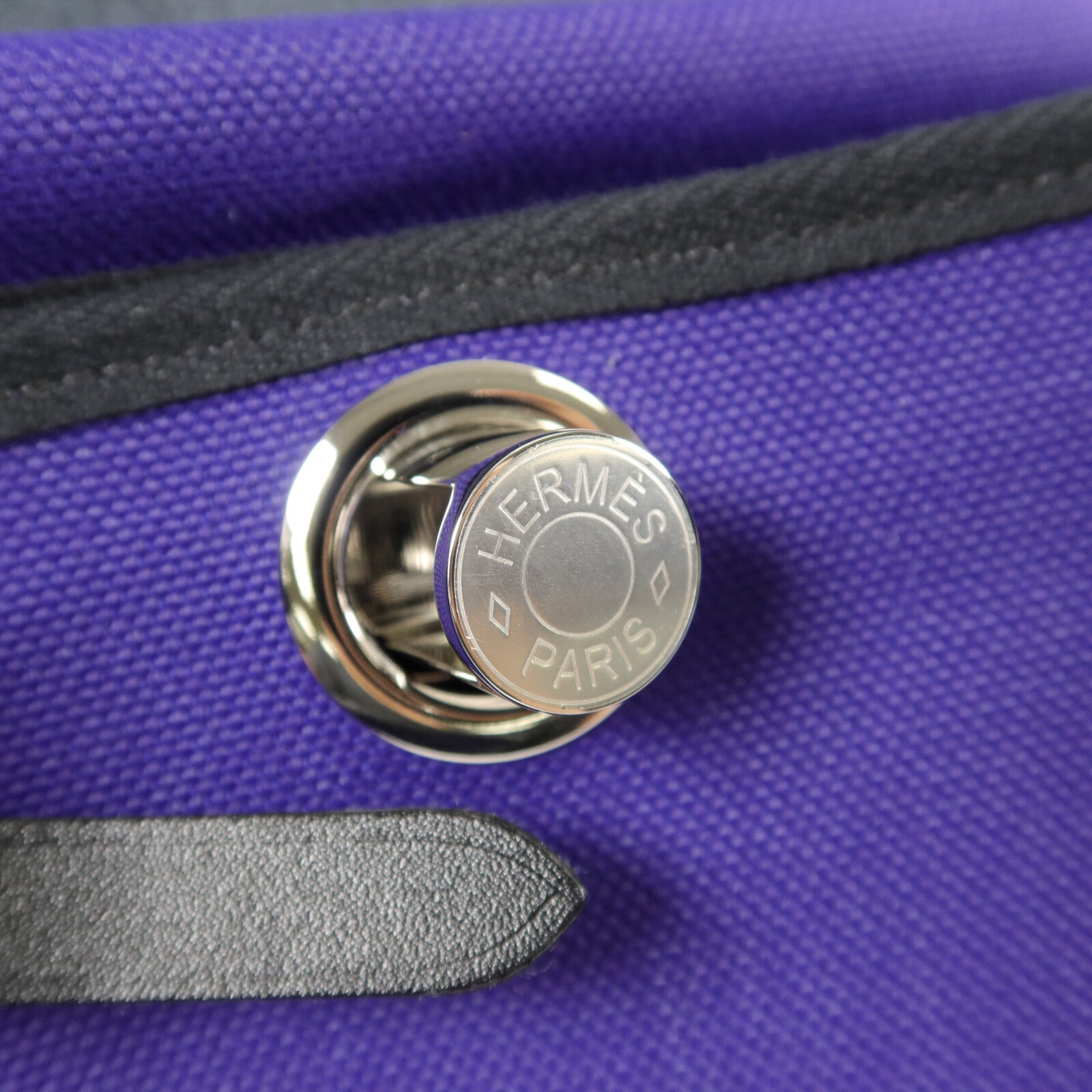 HERMES 帆布Mini Herbag肩背袋Purple