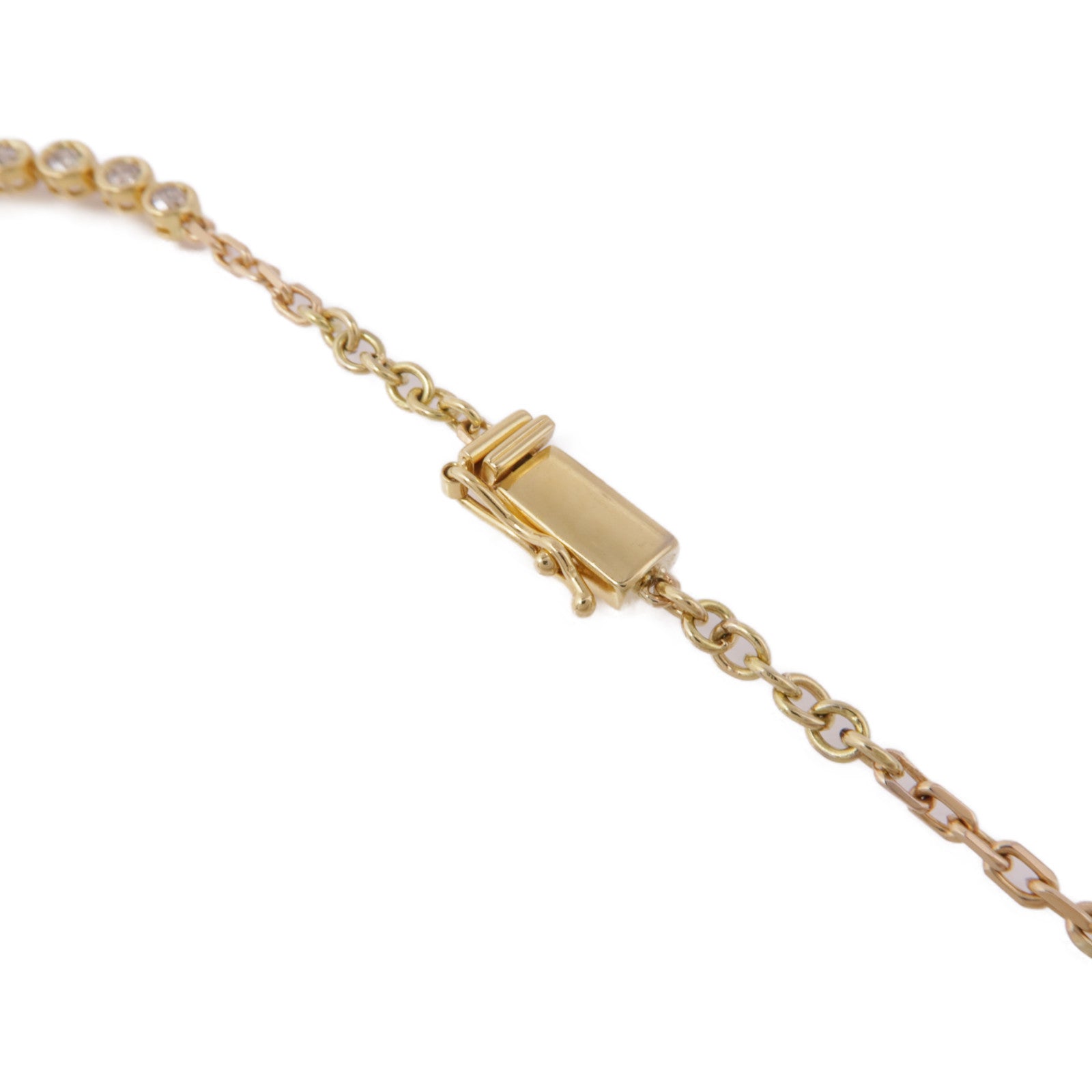 JEWELRY Diamond Necklace 18K Yellow Gold