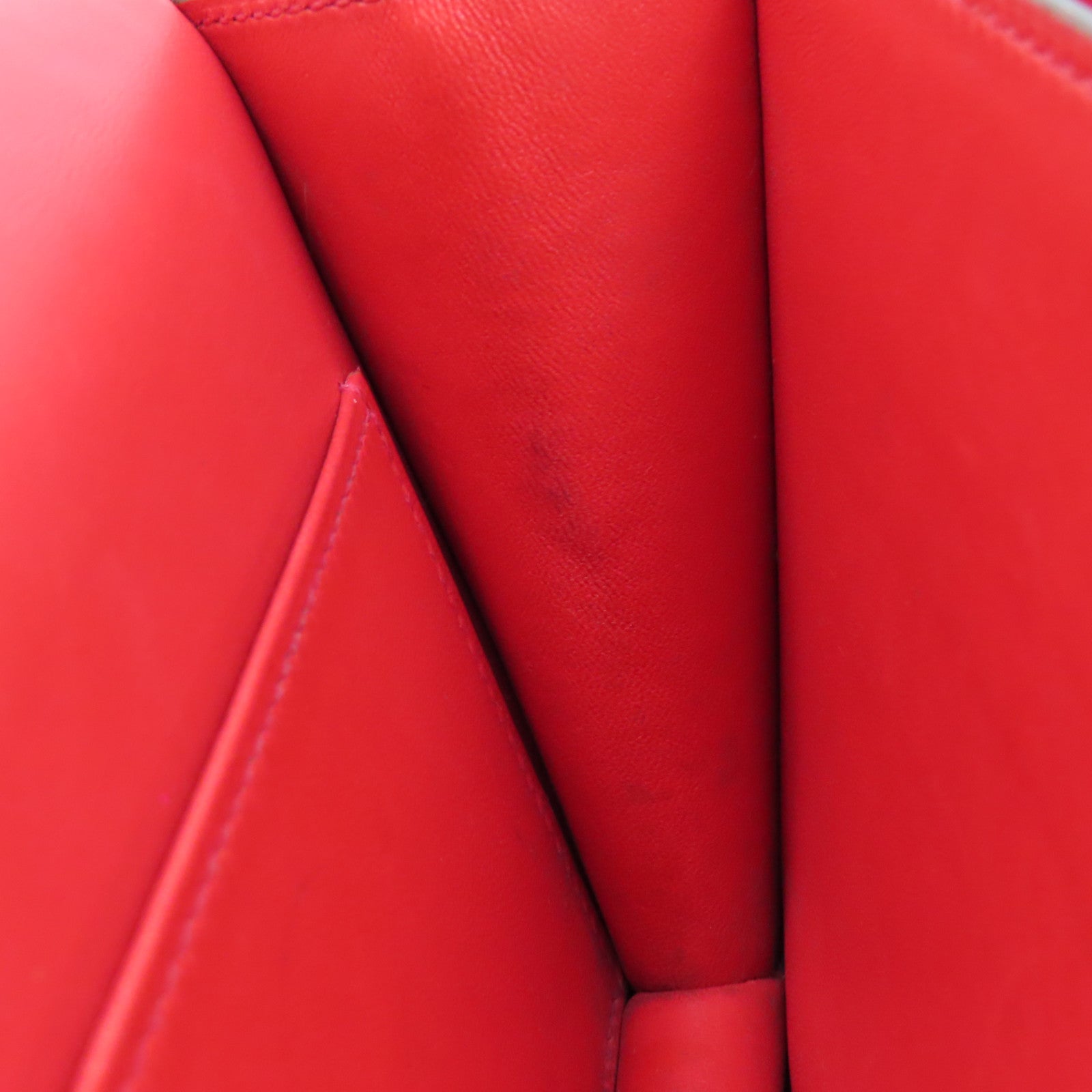 HERMES Epsom皮革Constance Mini Shoulder Bag金扣肩背袋紅色T5