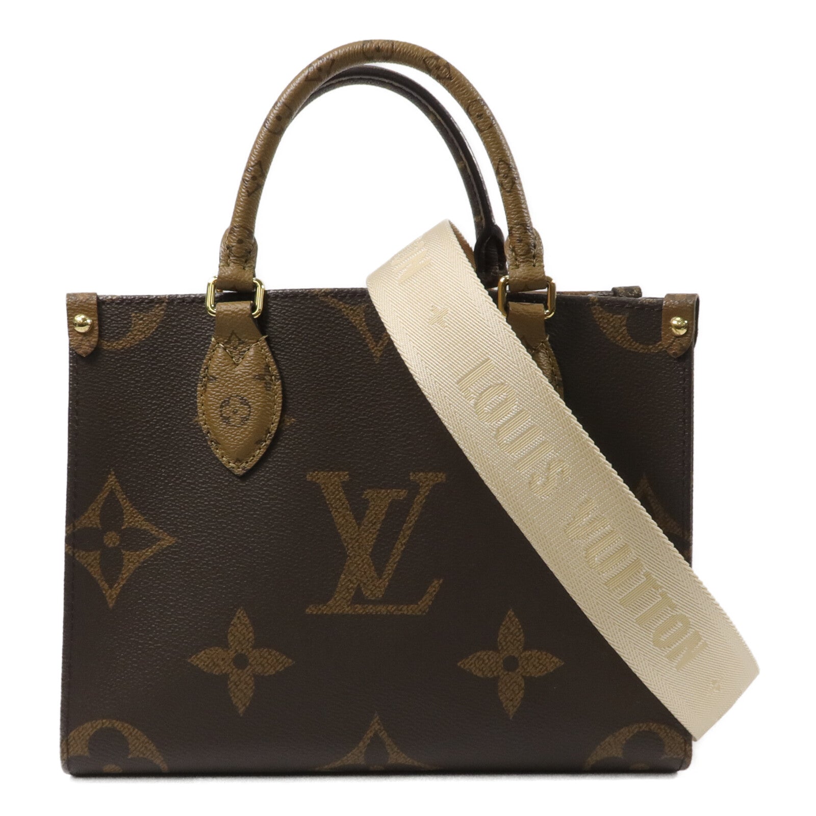 LOUIS VUITTON Monogram Giant OnTheGo PM手挽肩背兩用袋