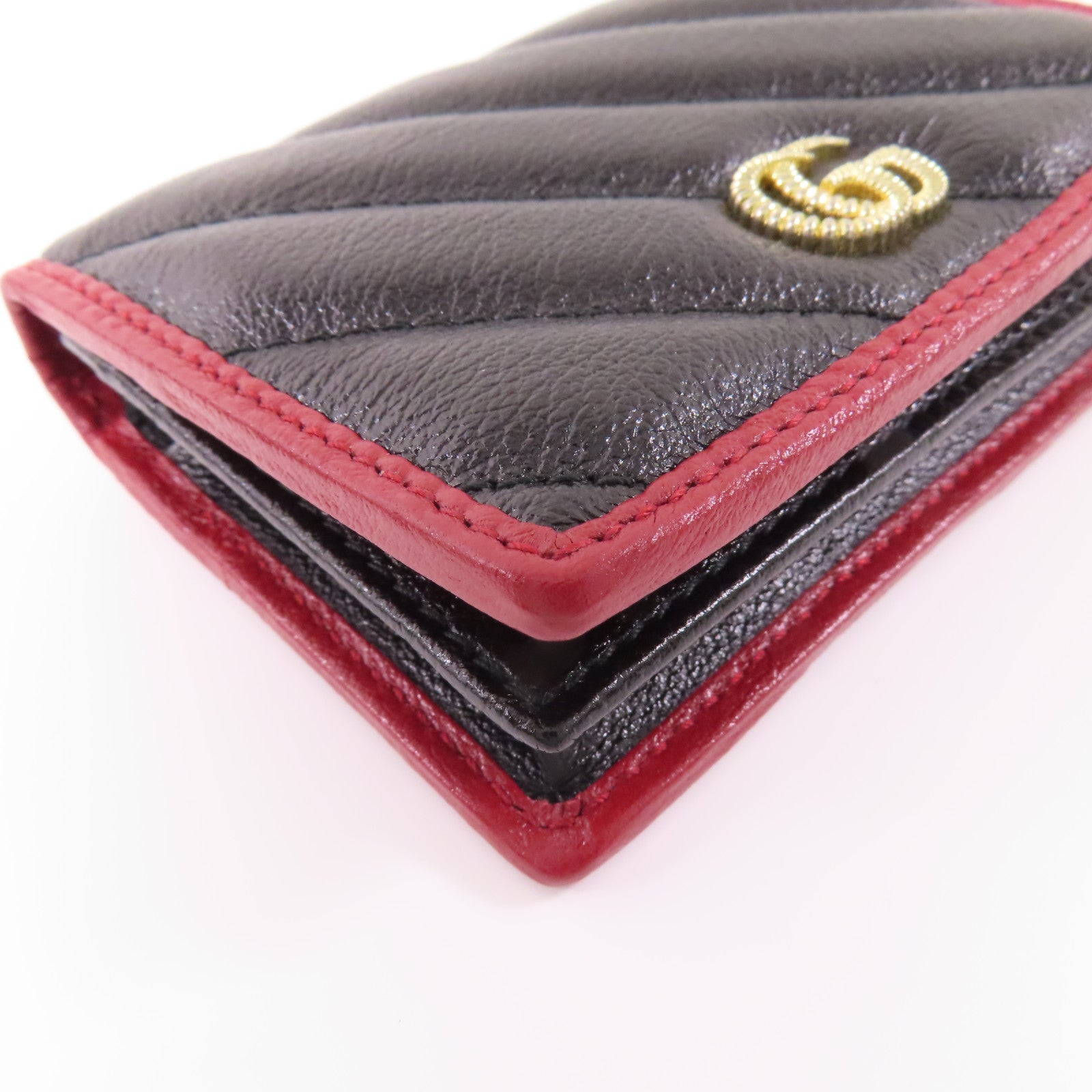 GUCCI 牛皮皮革Wallet金扣錢包