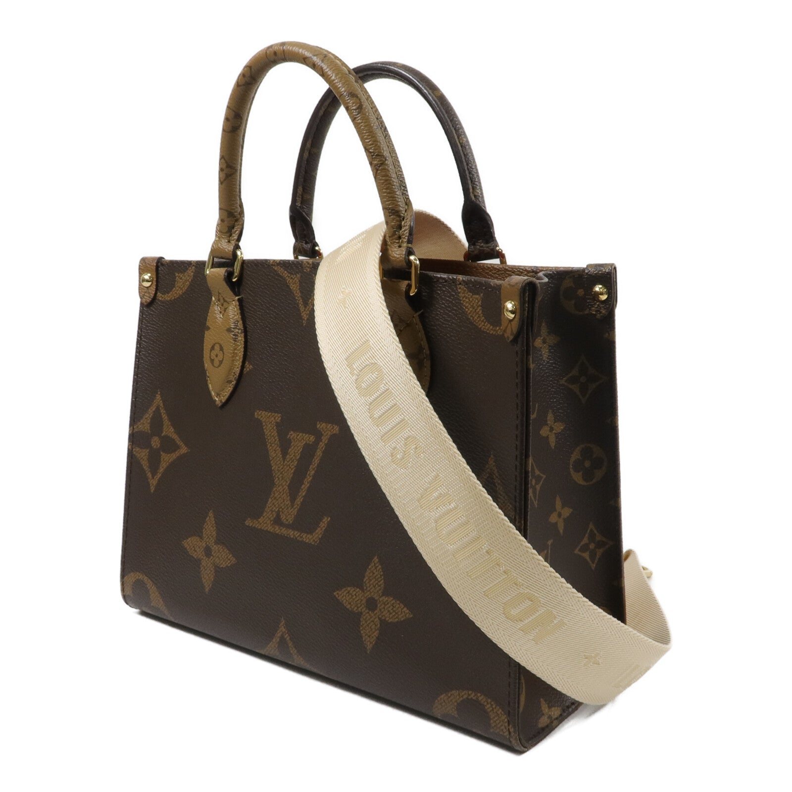 LOUIS VUITTON Monogram Giant OnTheGo PM手挽肩背兩用袋