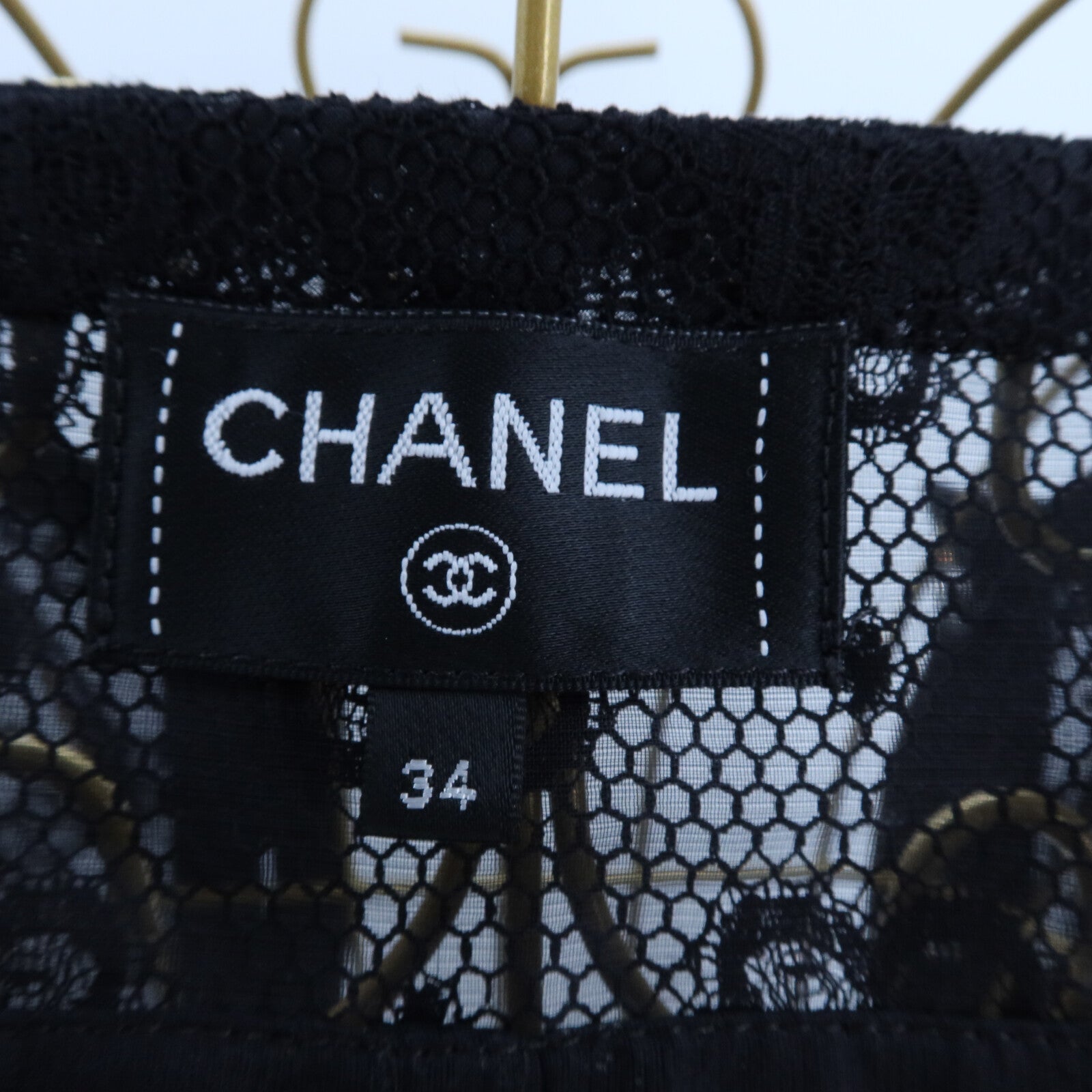 CHANEL Cotton/Polyamide Collarless Jacket外套