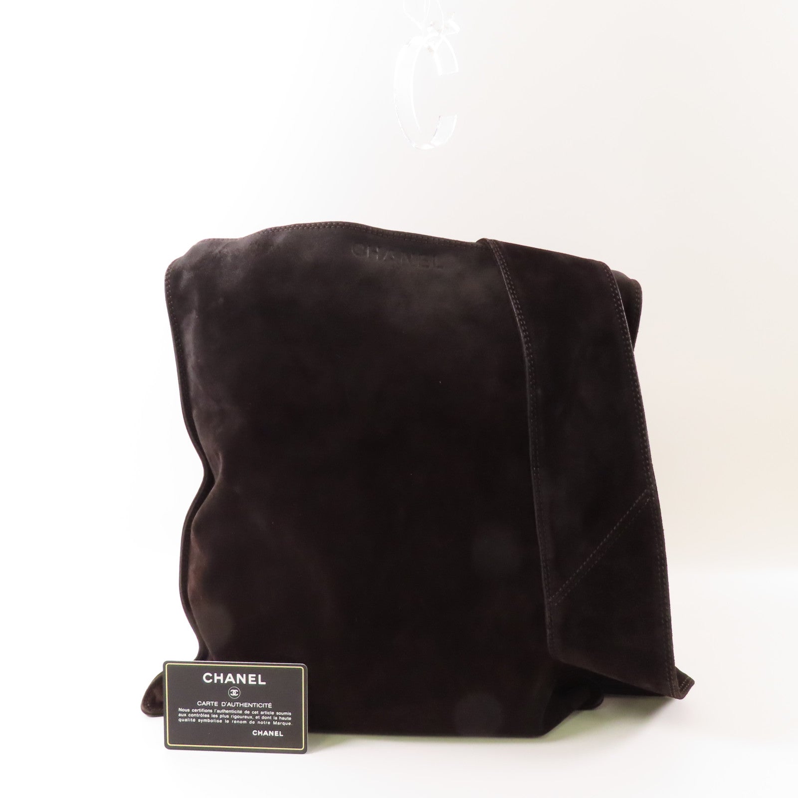 CHANEL 麂皮皮革Shoulder Bag肩背袋