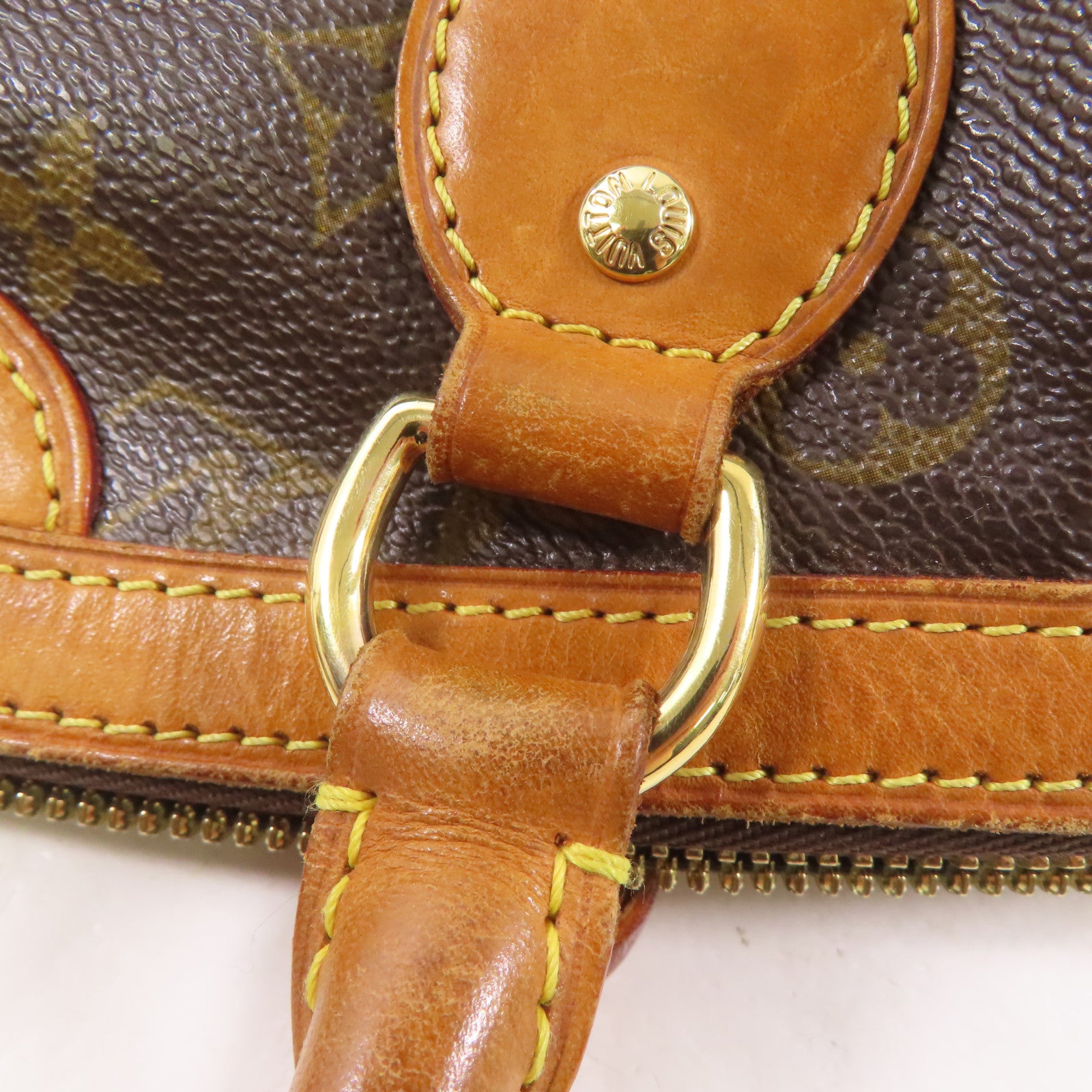 LOUIS VUITTON Monogram Tivoli PM金扣手挽袋啡色