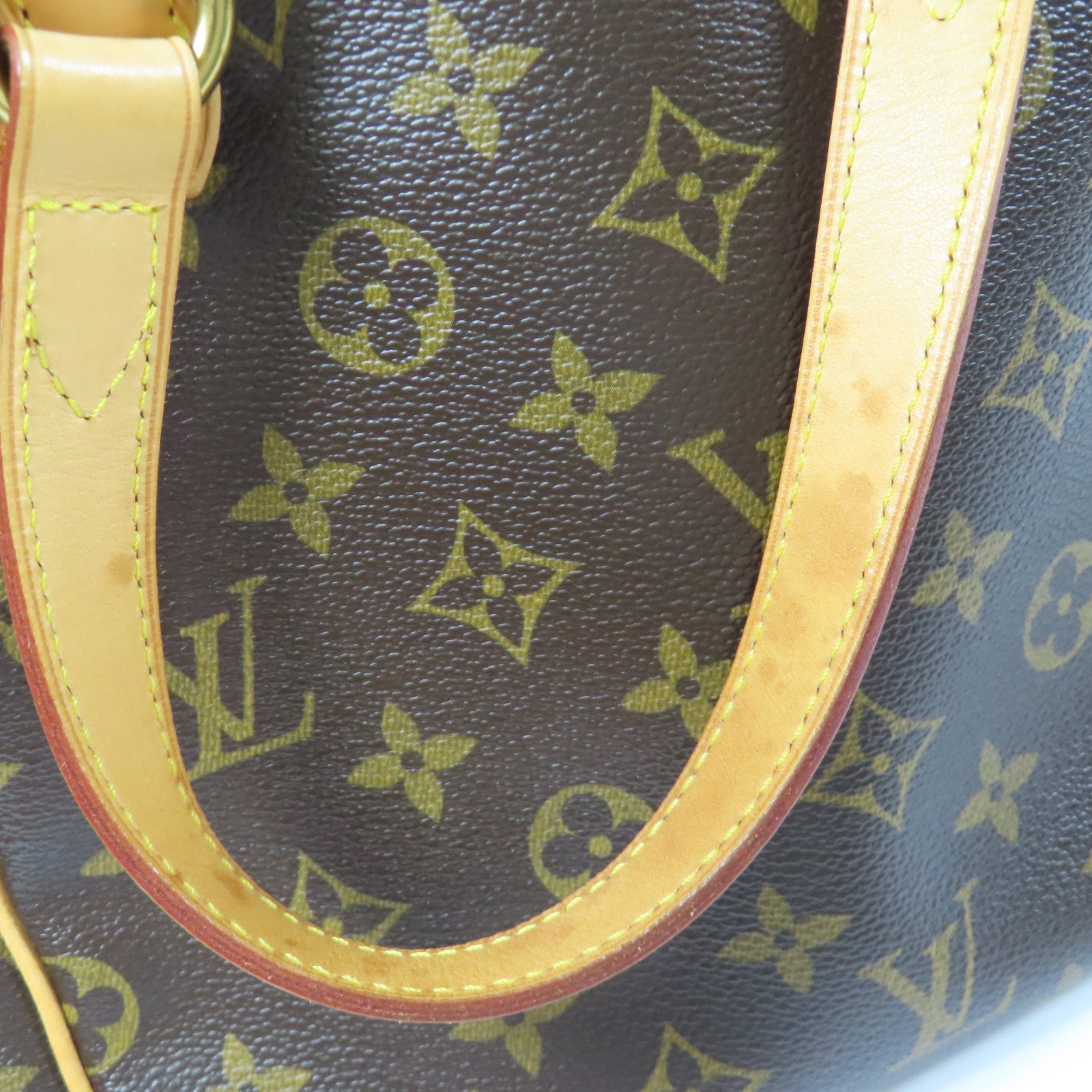 LOUIS VUITTON Monogram Batignolles金扣手挽袋