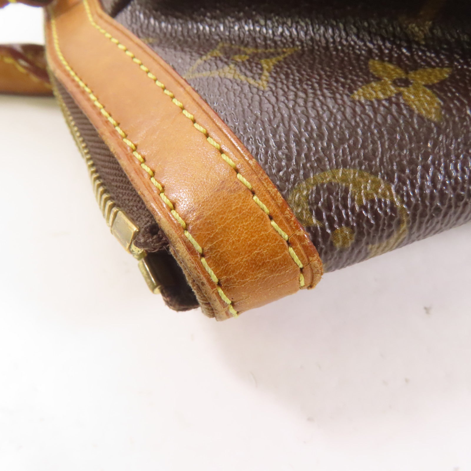 LOUIS VUITTON Monogram Tivoli PM金扣手挽袋啡色