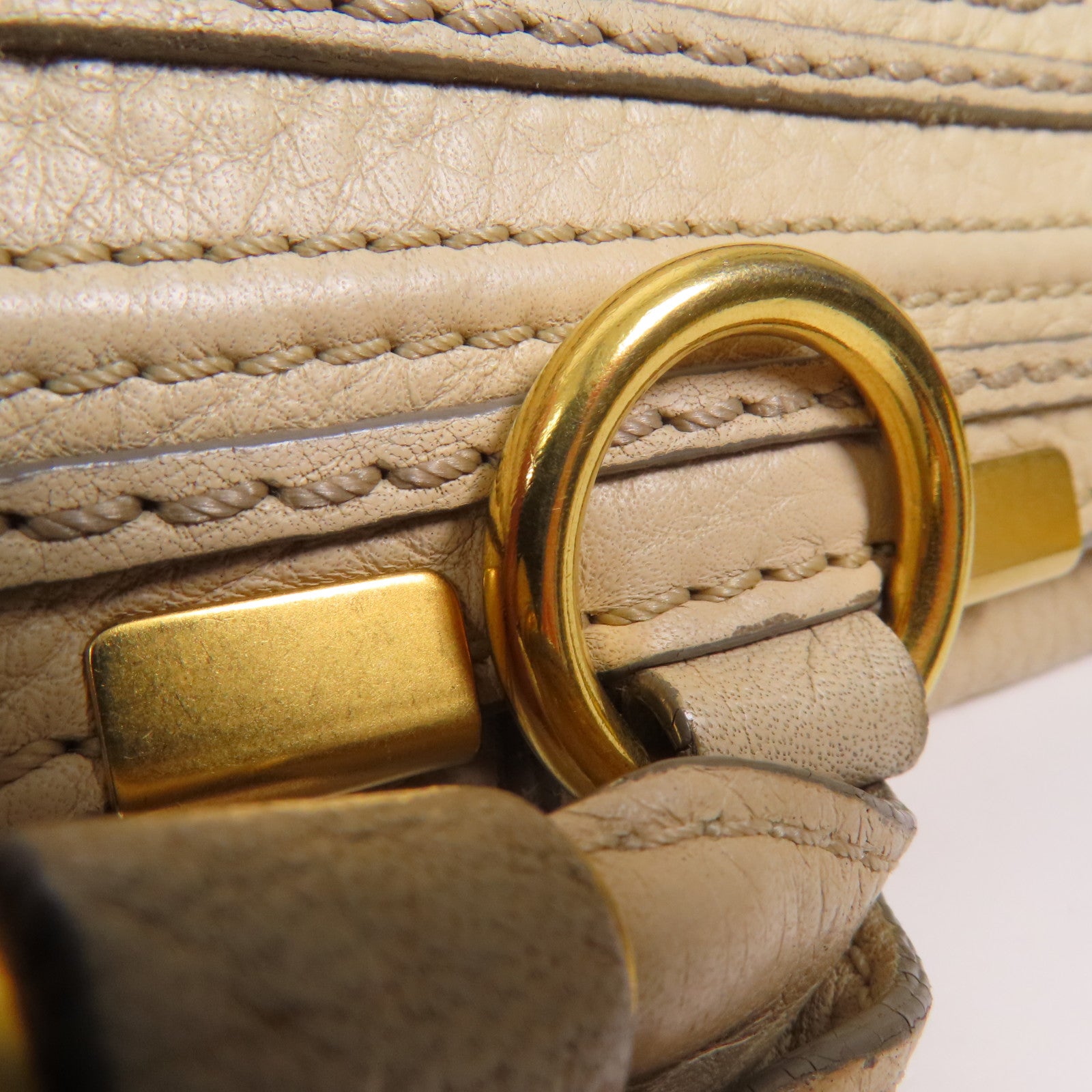 Chloe 牛皮皮革Wallet金扣錢包