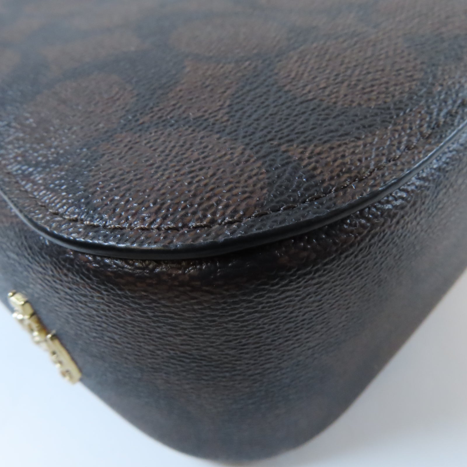 COACH 【激減優惠】羊皮皮革Shoulder Bag金扣手挽肩背兩用袋黑色/啡色