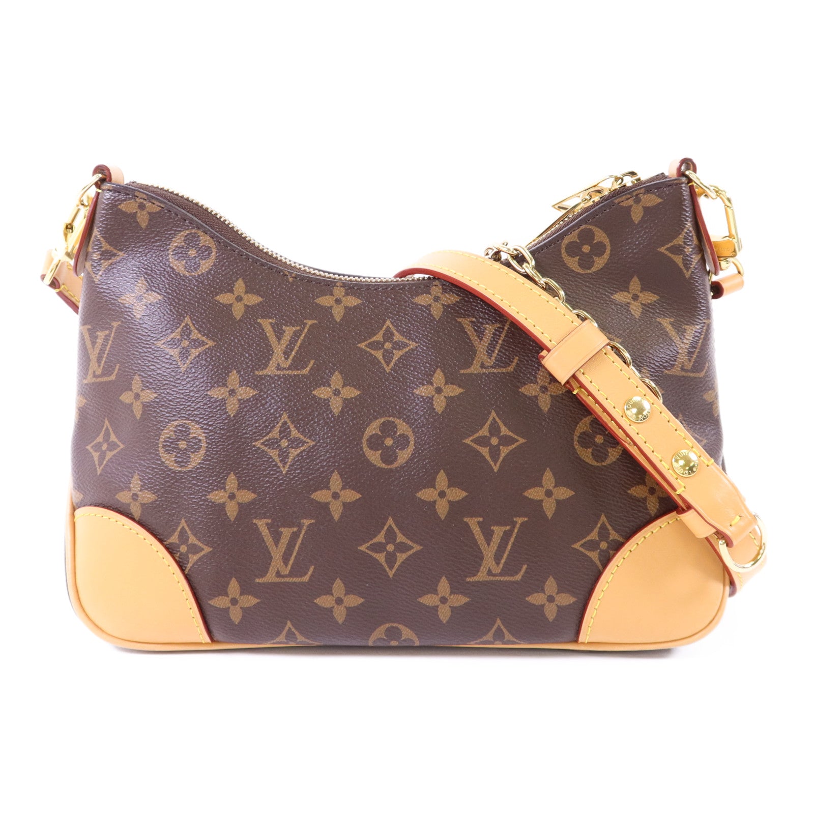 LOUIS VUITTON Monogram Boulogne PM金扣手挽肩背兩用袋