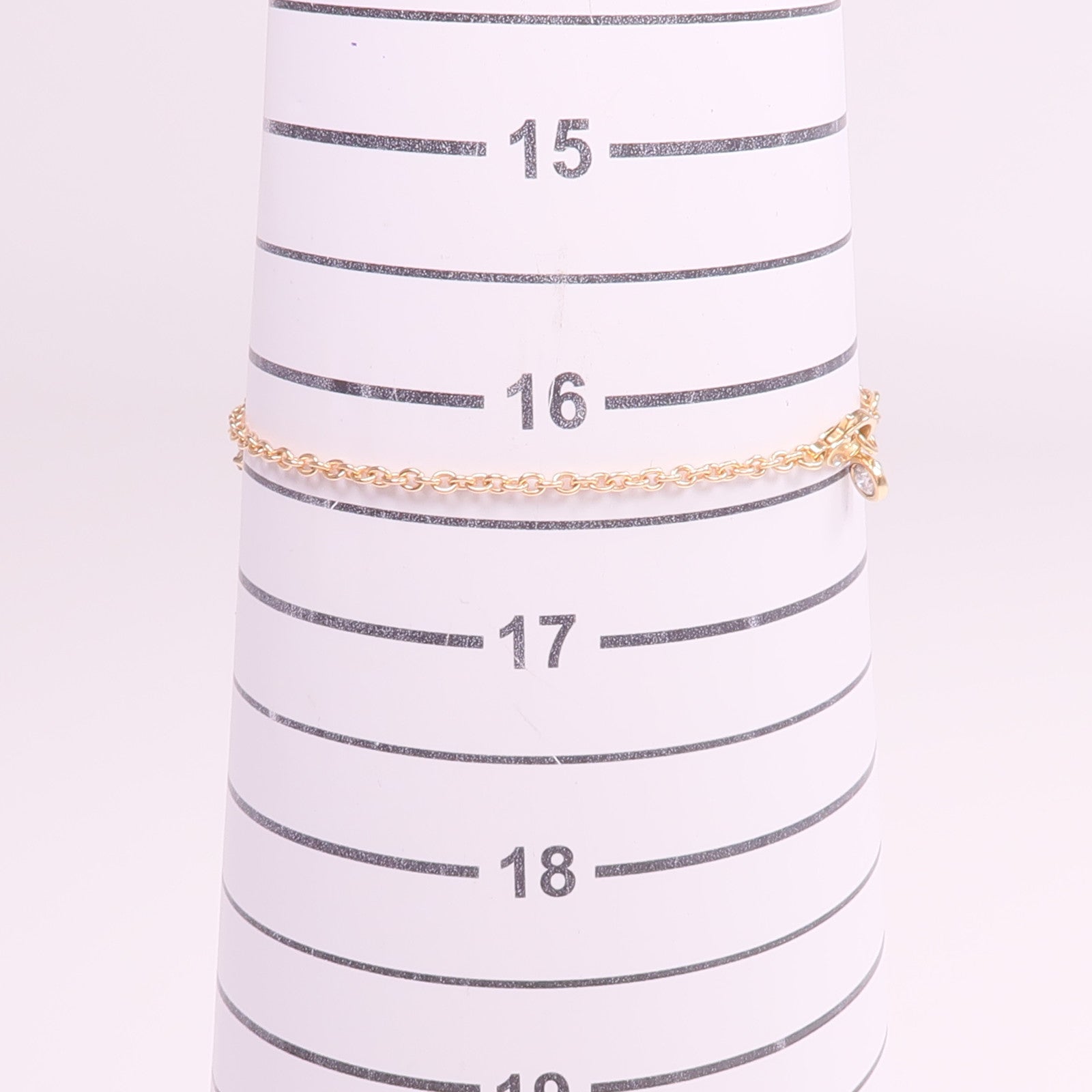 HERMES 18K玫瑰金Finesse Bracelet鑽石手鏈