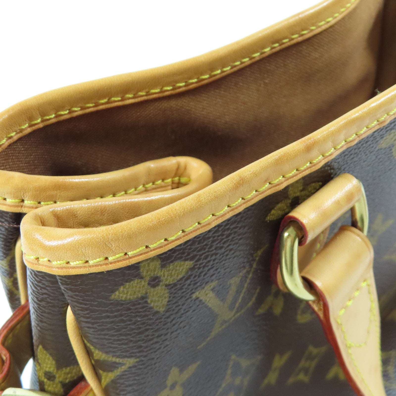 LOUIS VUITTON Monogram Batignolles金扣手挽袋