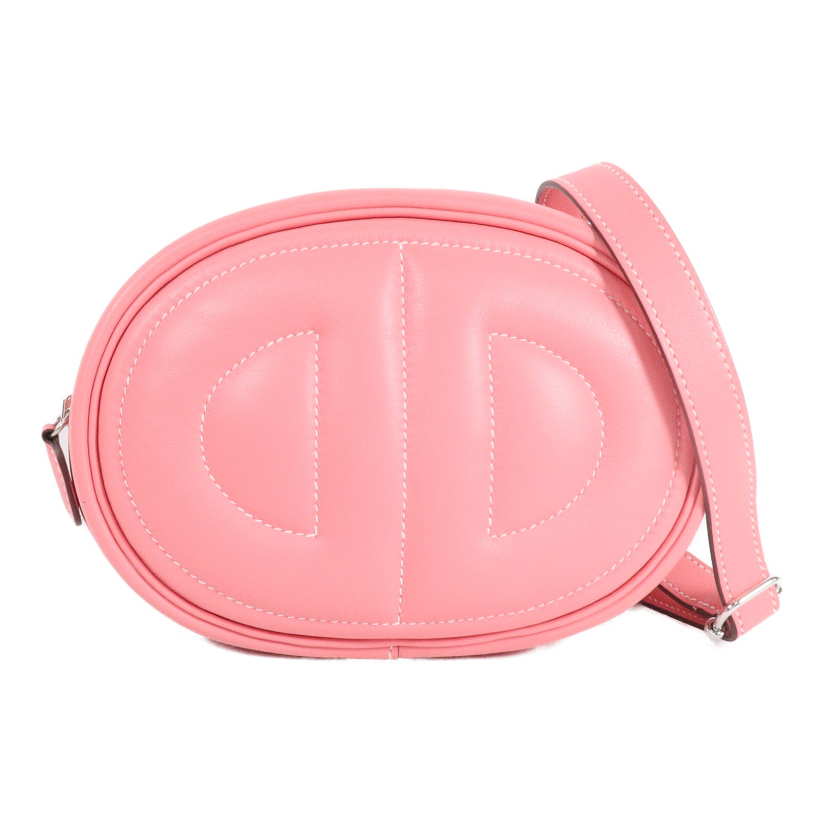 HERMES Swift皮革In The Loop Belt Bag肩背袋Rose D Ete