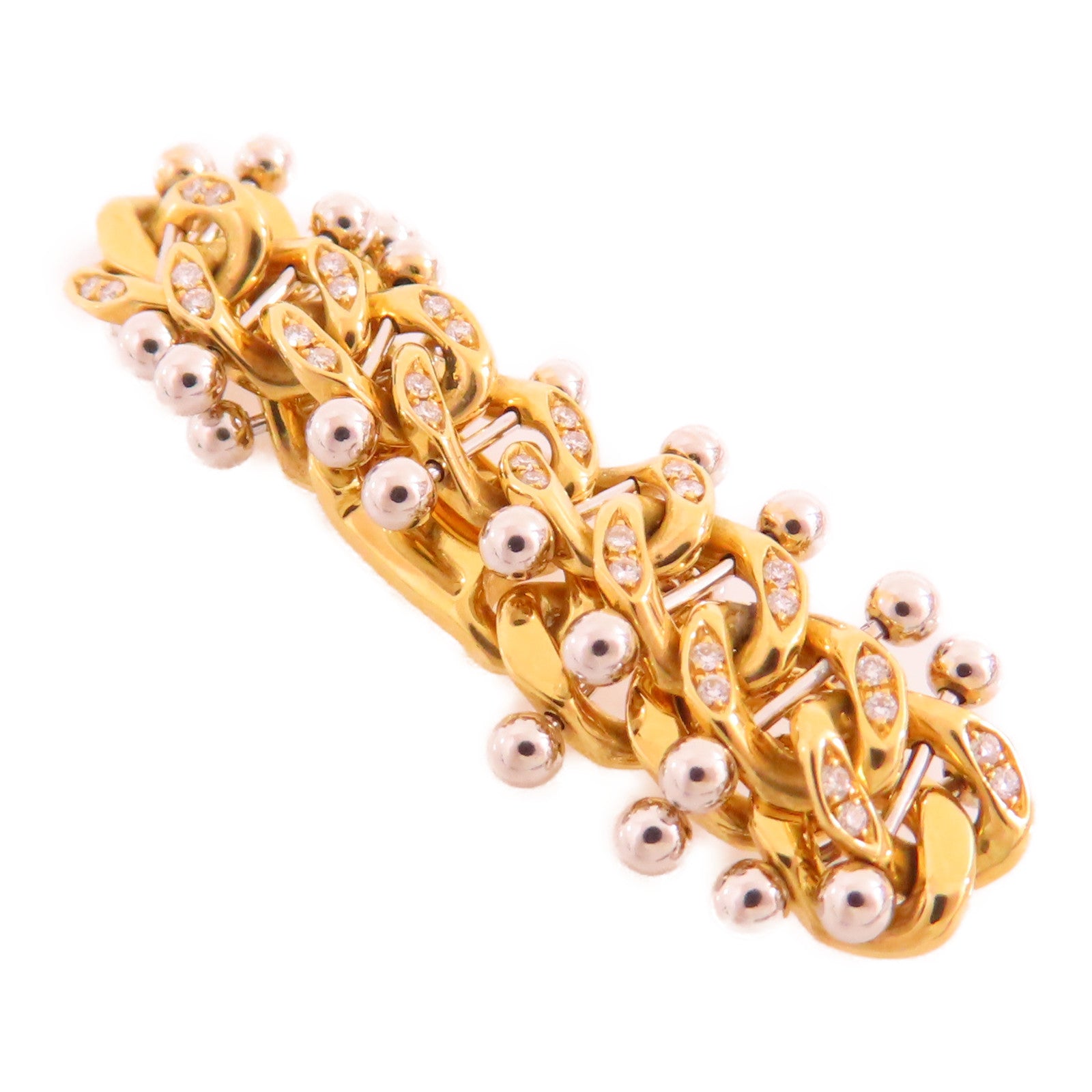 JEWELRY 18K黃金/白金/鑽石Diamond Ring戒指US#9.95