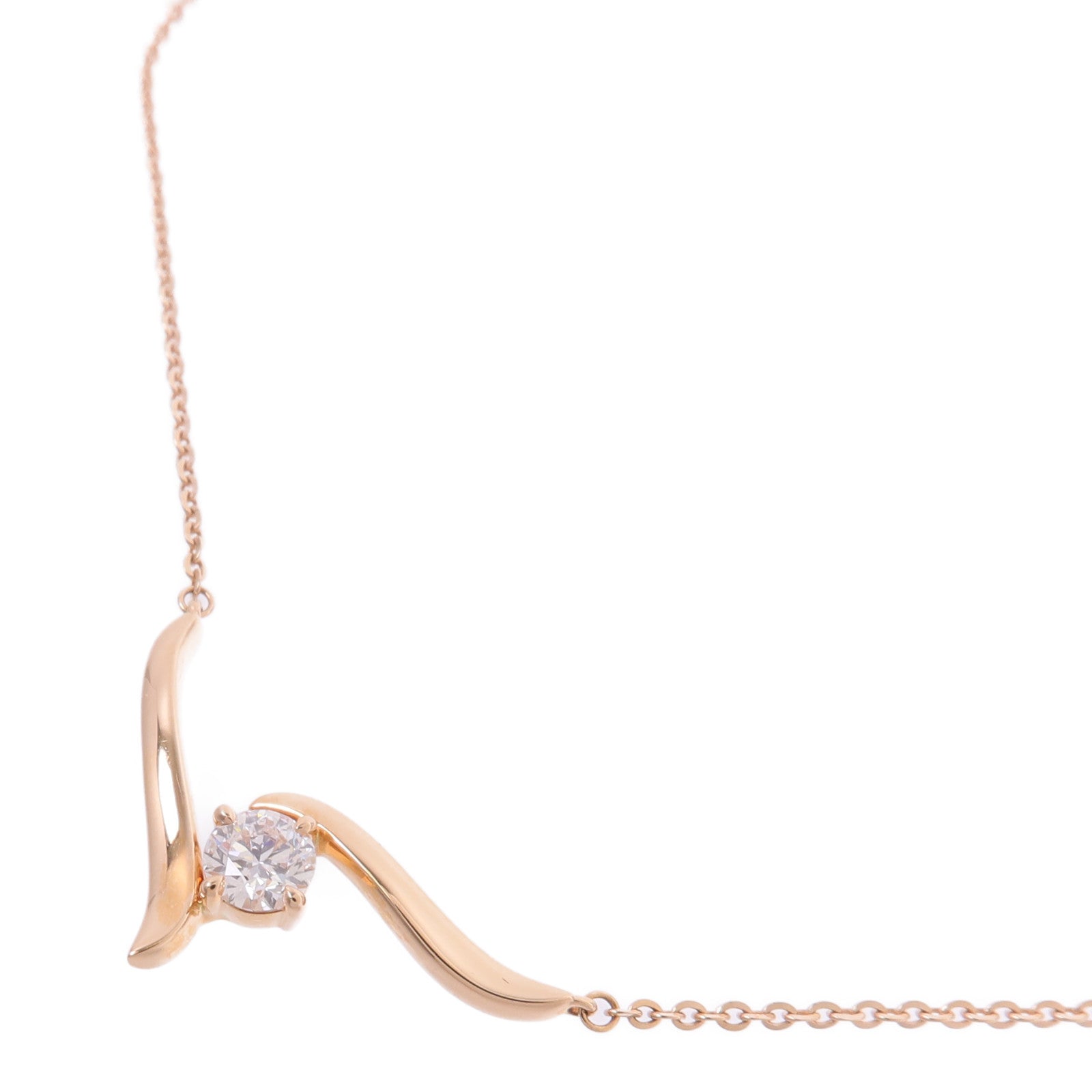 JEWELRY 18K玫瑰金Diamond Necklace鑽石項鍊