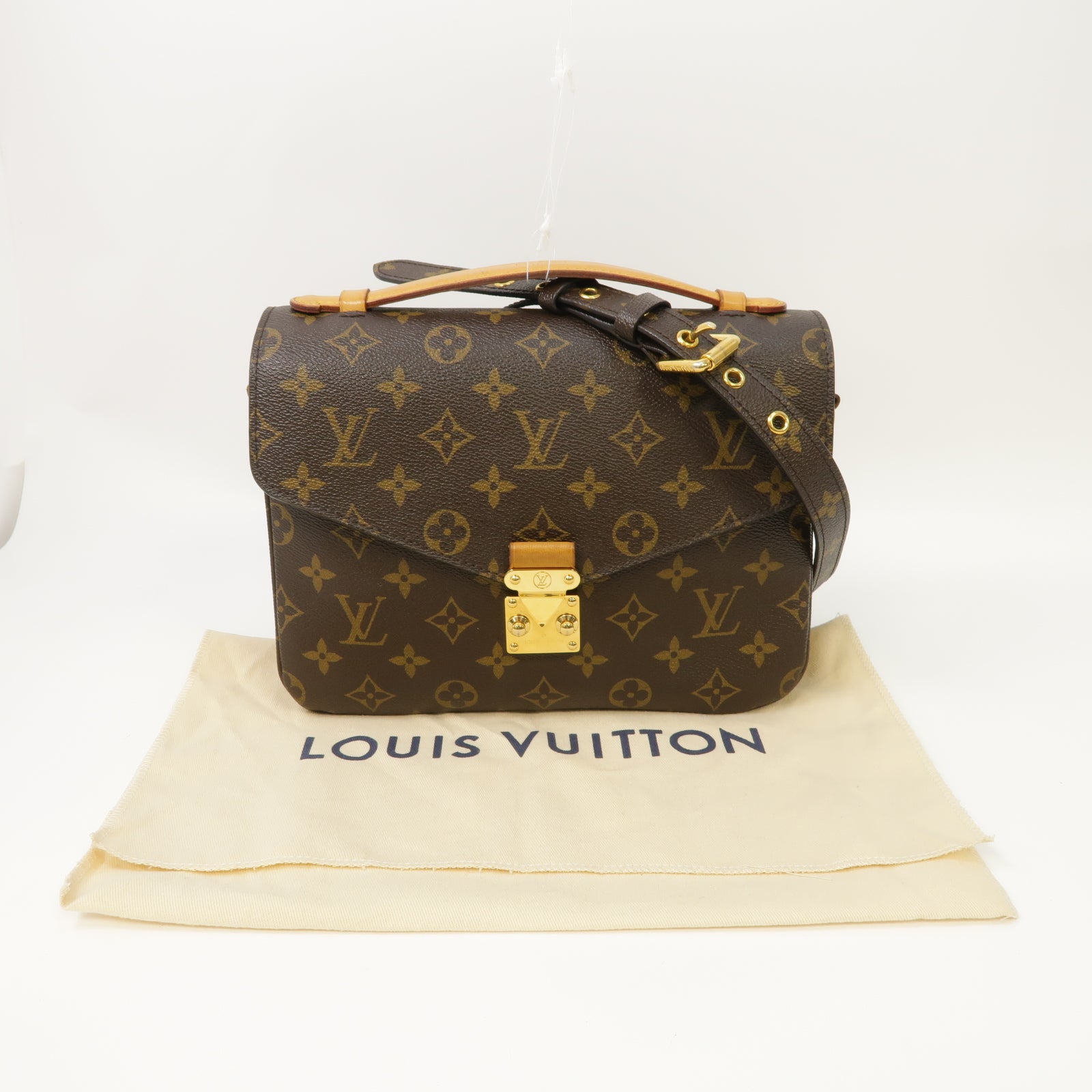 LOUIS VUITTON 【激減優惠】Monogram Metis手挽肩背兩用袋金扣棕色