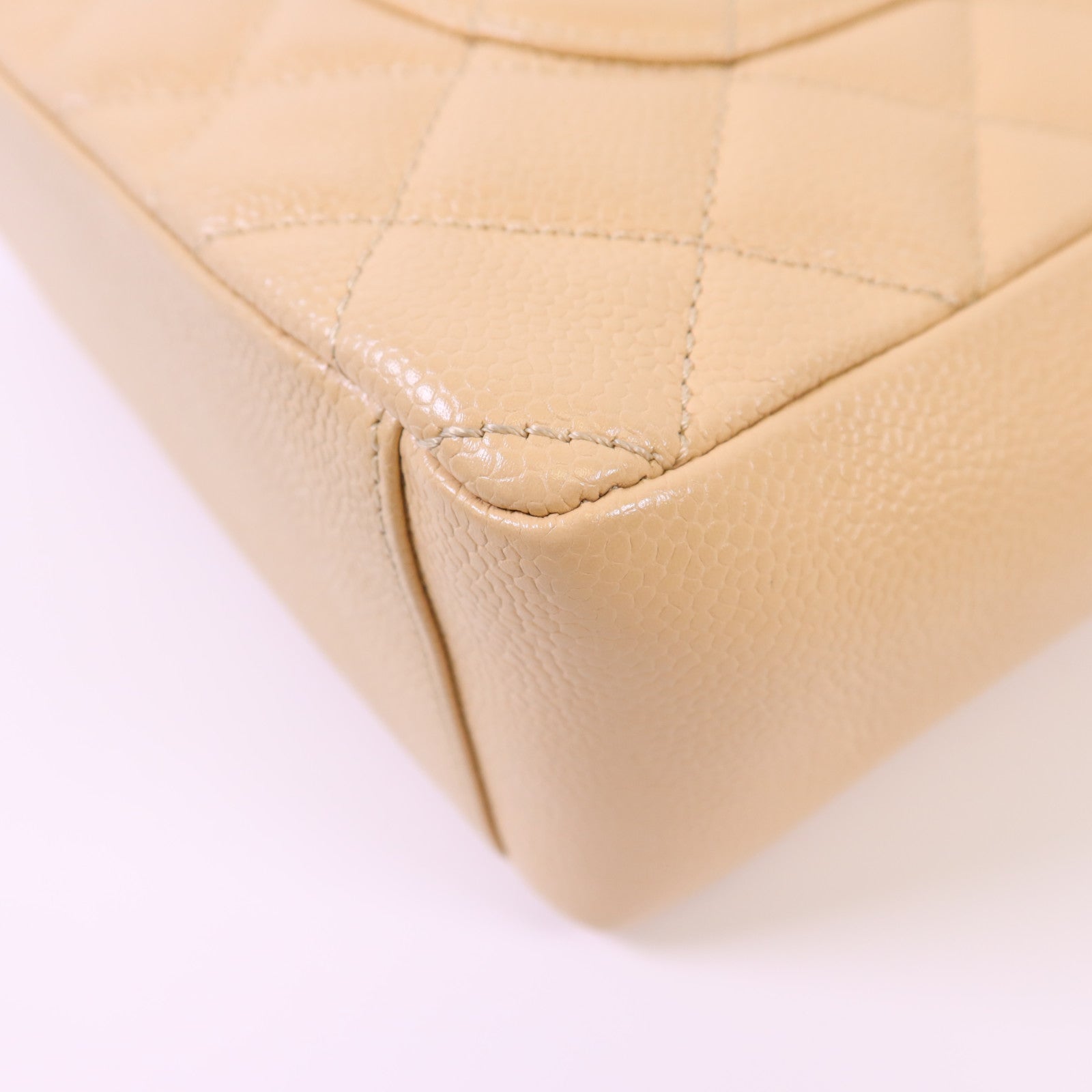 CHANEL 牛皮皮革PST Petite Tote Bag金扣鏈帶肩背袋