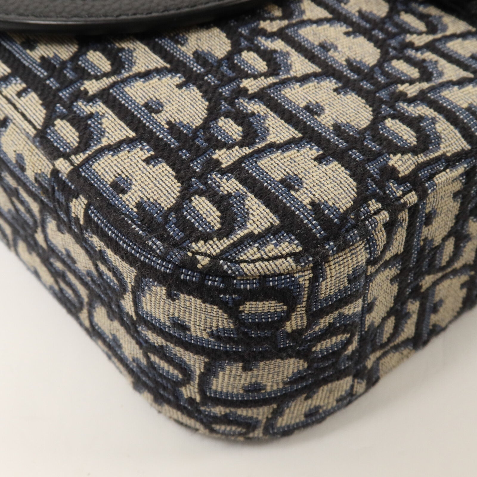 Dior 牛皮皮革/帆布Saddle Messenger Bag肩背袋