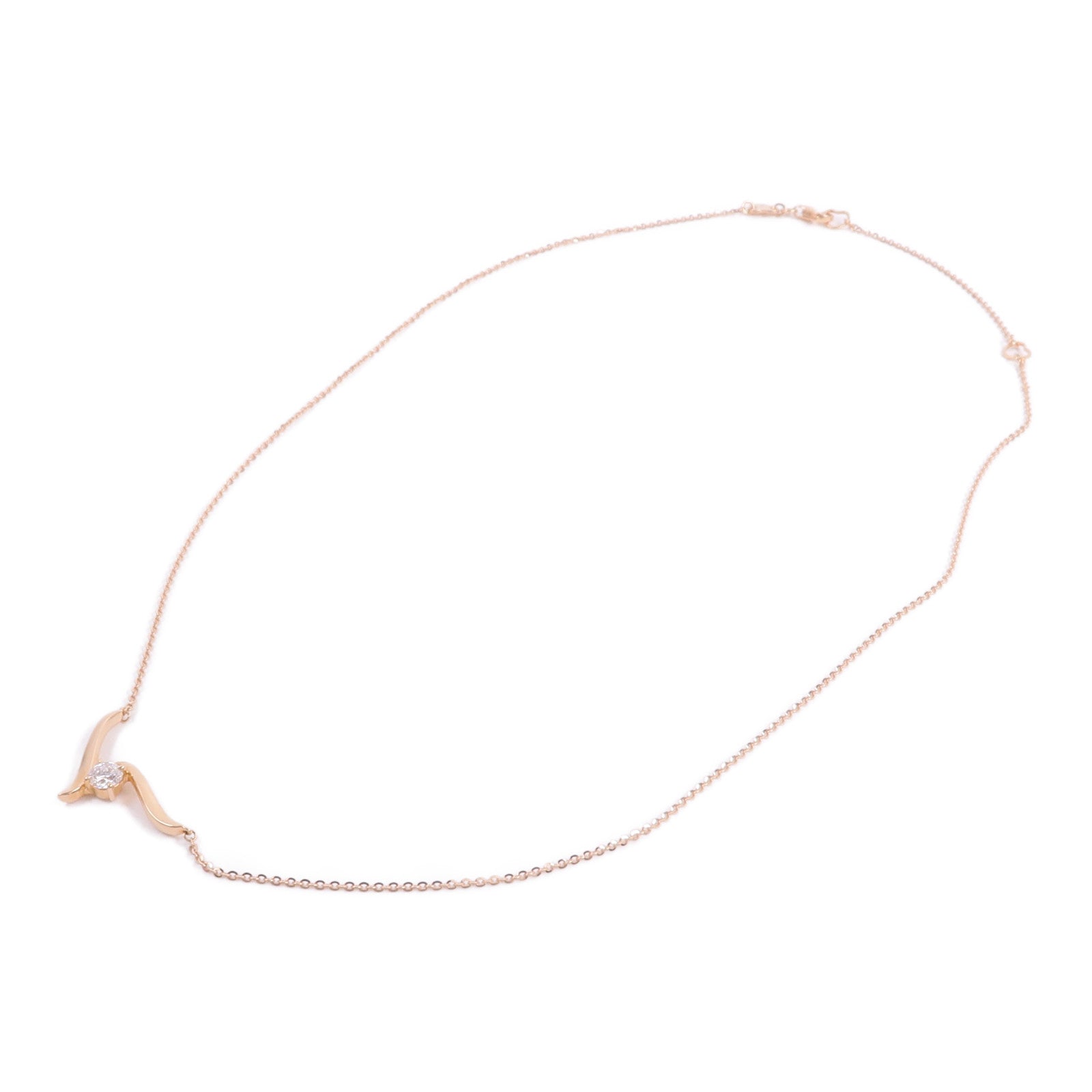 JEWELRY 18K玫瑰金Diamond Necklace鑽石項鍊