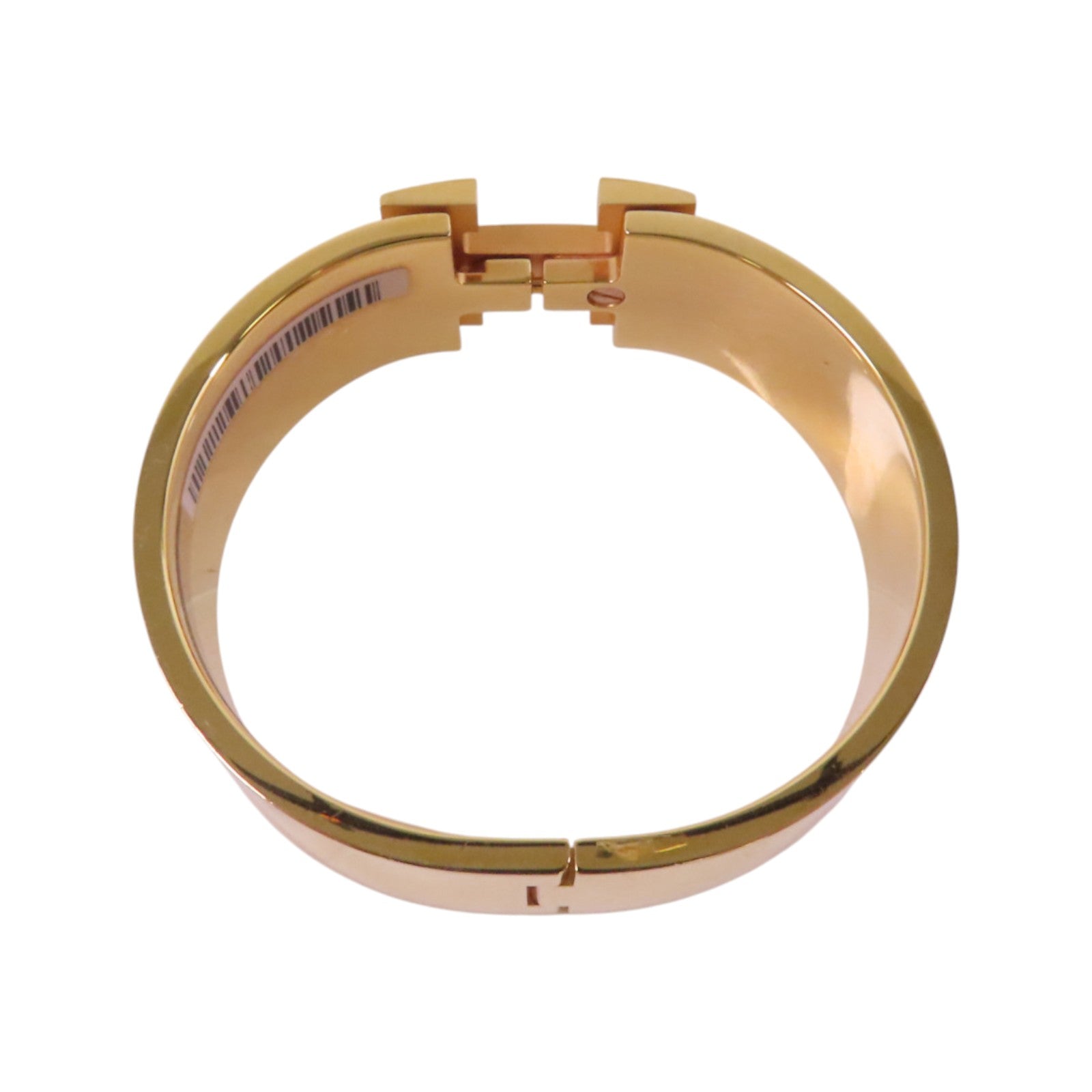 HERMES 金屬/琺瑯Clic Clac H Bracelet金扣手鐲