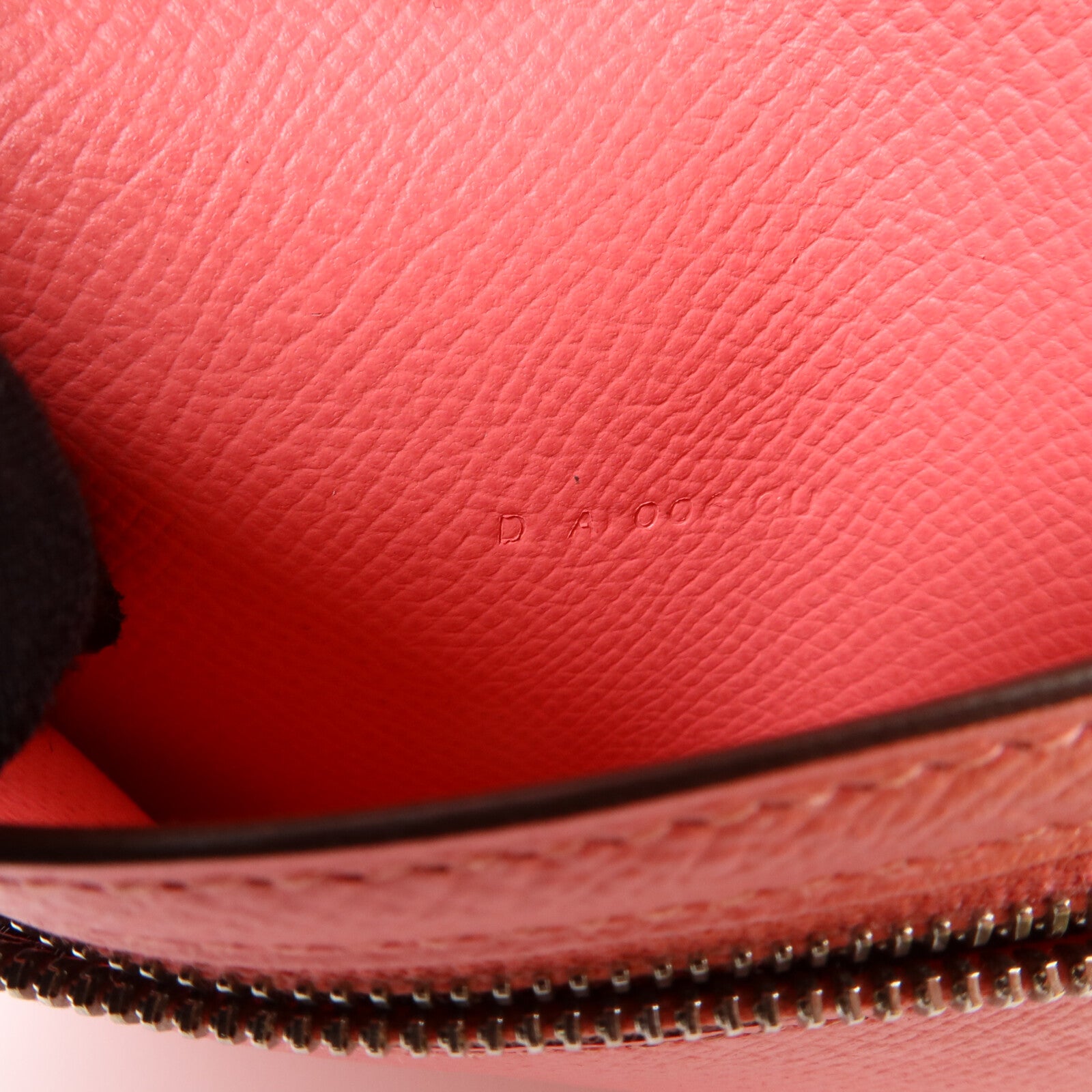 HERMES Epsom皮革Bearn Compact Wallet銀扣錢包Rose Azalee