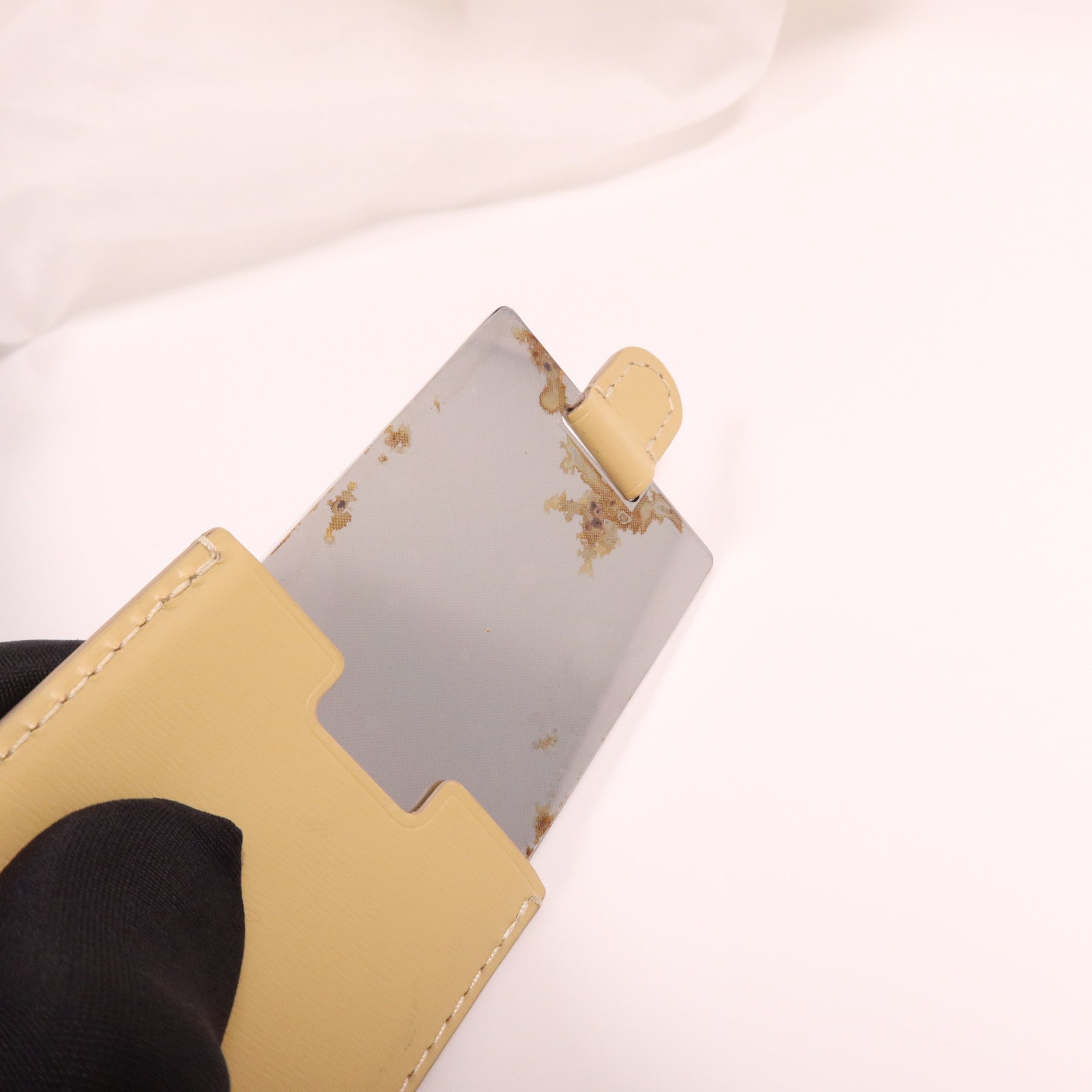 Delvaux 牛皮皮革Tempete Mini銀扣手挽肩背兩用袋