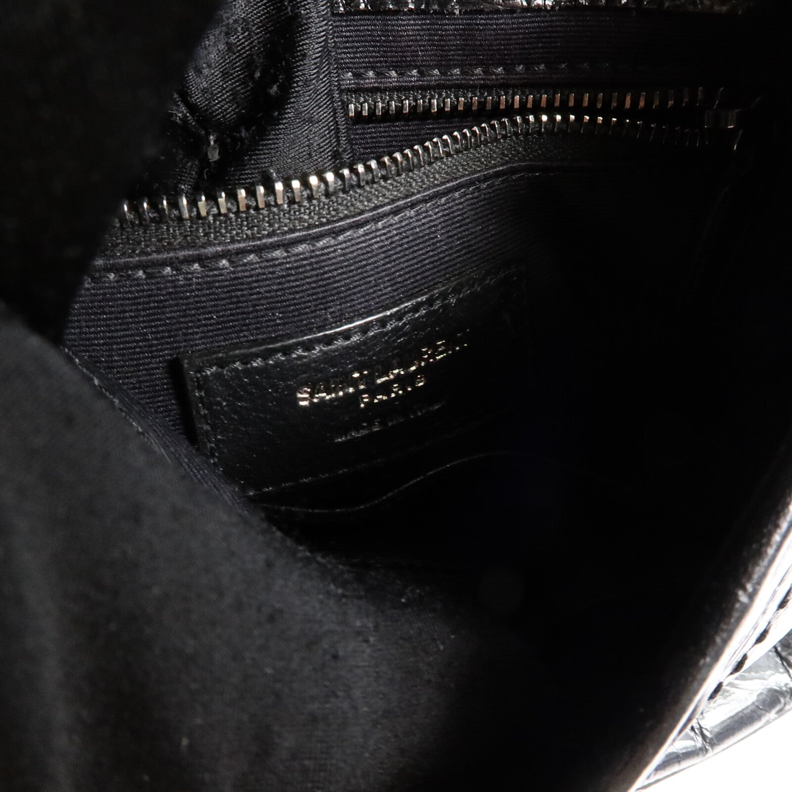 YVES SAINT LAURENT 牛皮皮革Niki WOC鏈帶肩背袋