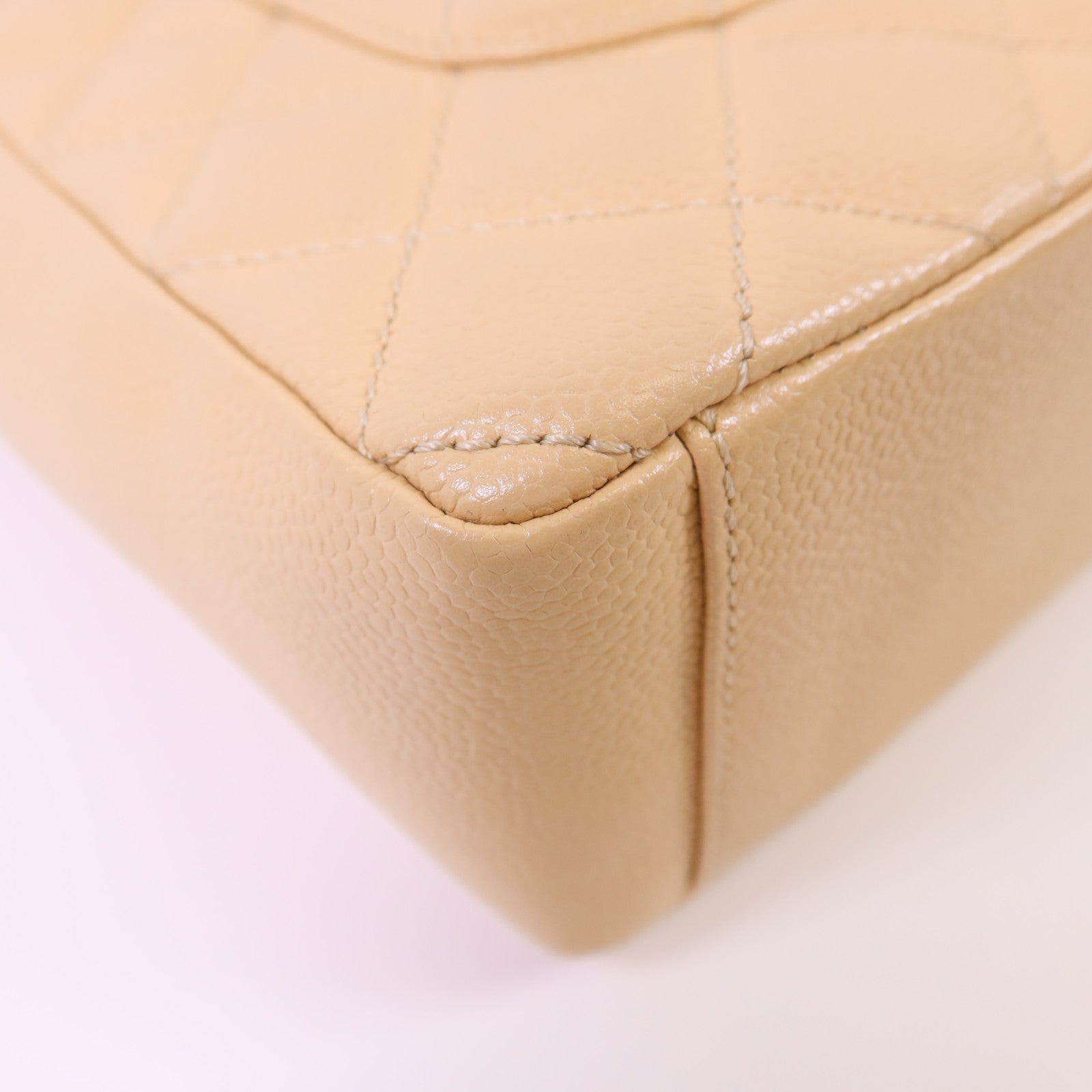 CHANEL 牛皮皮革PST Petite Tote Bag金扣鏈帶肩背袋