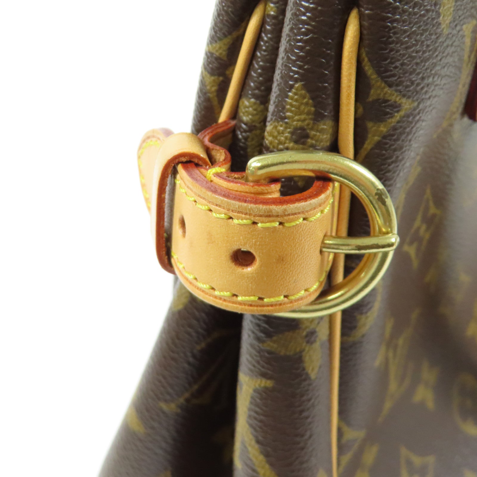 LOUIS VUITTON Monogram Batignolles金扣手挽袋
