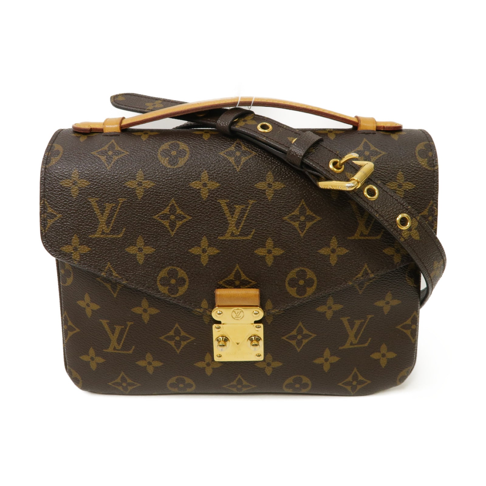 LOUIS VUITTON 【激減優惠】Monogram Metis手挽肩背兩用袋金扣棕色